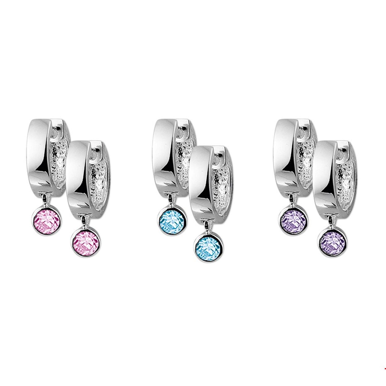 Assortiment van zilveren klapcreolen met zirkonia.
Doelgroep: kinderen
Breedte: 3.5 mm
Hoogte: 13 mm