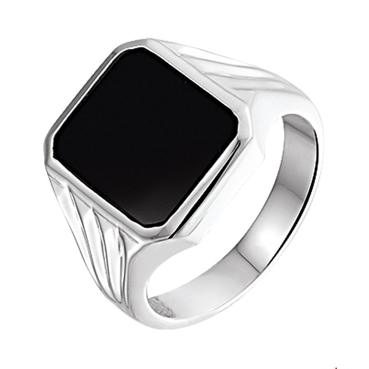 Beschrijving: Zilveren zegelring met onyx.
Doelgroep: heren
Ringmaat: 18.50 mm (58)
Breedte: 16 mm