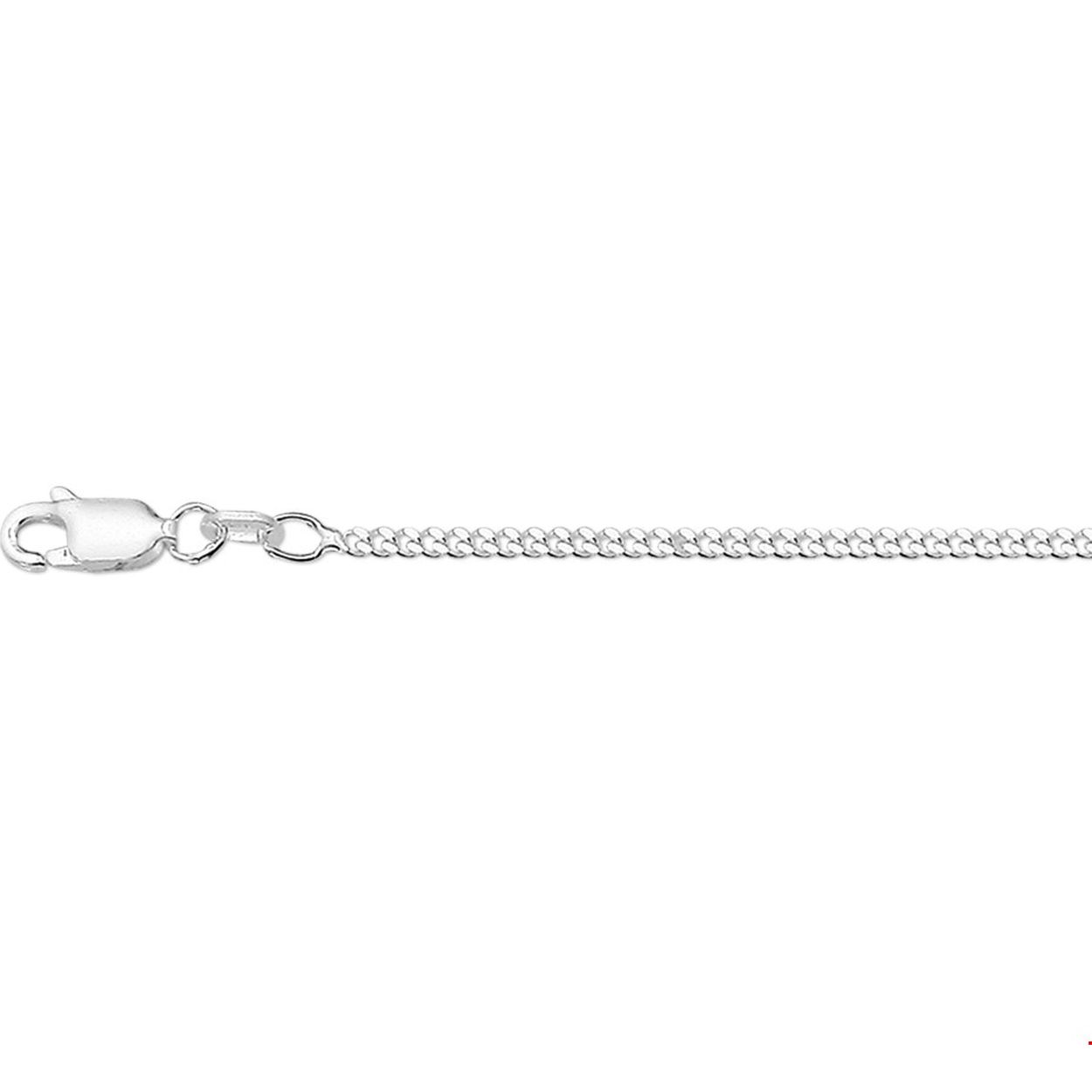 Zilveren collier met gourmet schakel. 
Uniekenummer serie: 26289
Doelgroep: unisex
Breedte: 2.2 mm
Langste lengte: 80 cm