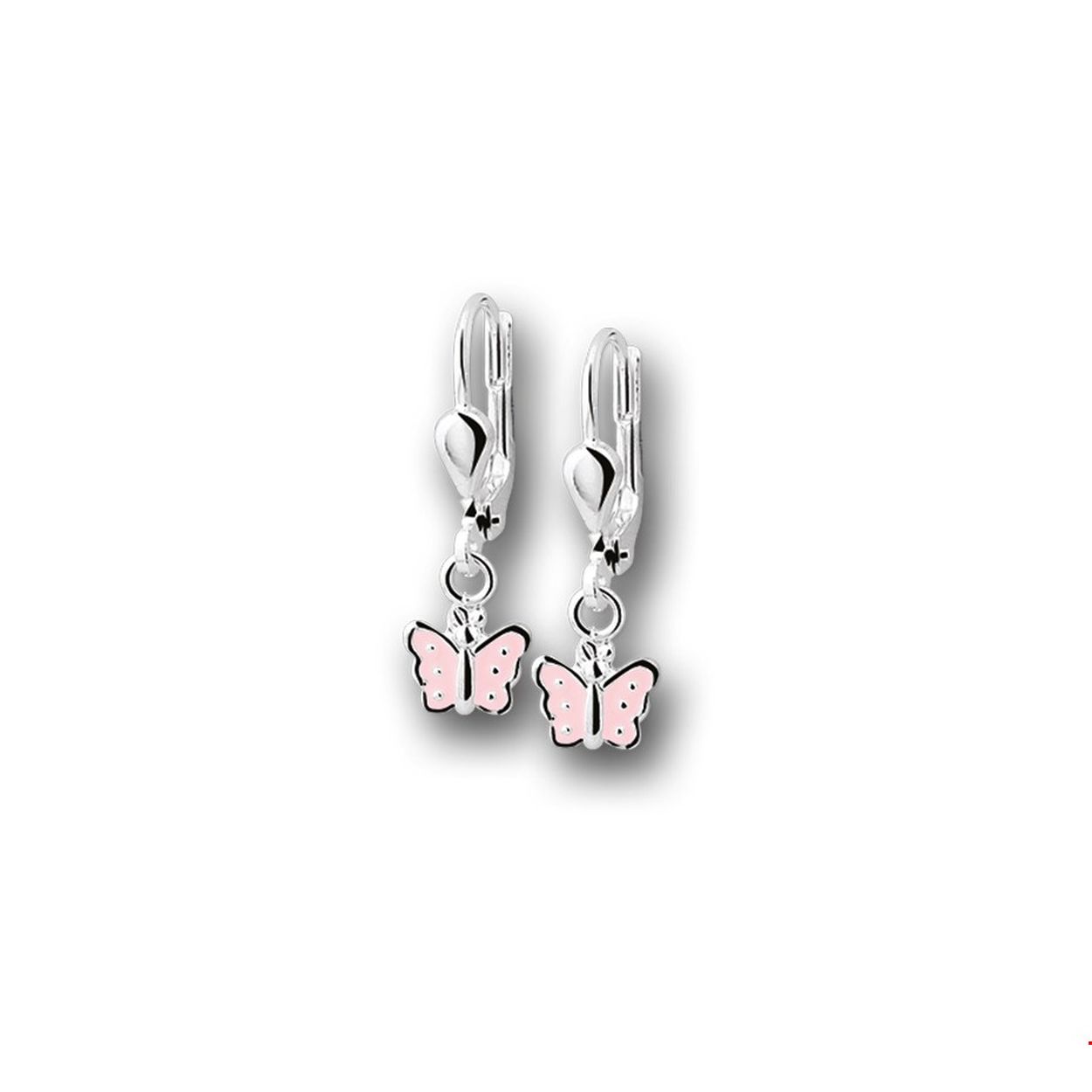 Beschrijving: Zilveren oorhangers met vlinders van emaille.
Doelgroep: kinderen
Breedte: 6.5 mm
Hoogte: 20 mm