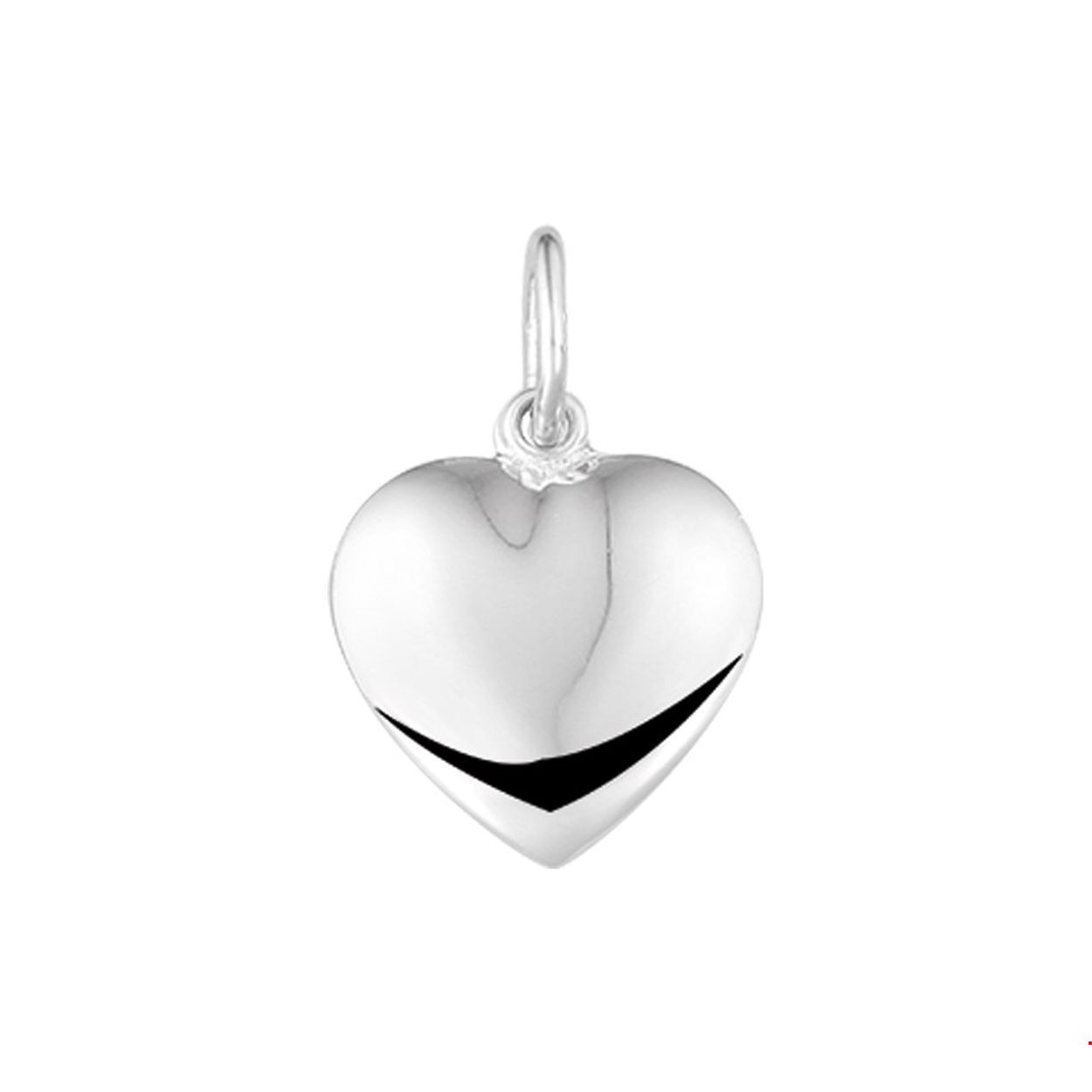 Beschrijving: Zilveren hanger met een massief hart. 
Uniekenummer serie: 27692
Doelgroep: dames
Breedte: 13 mm
Hoogte: 13 mm