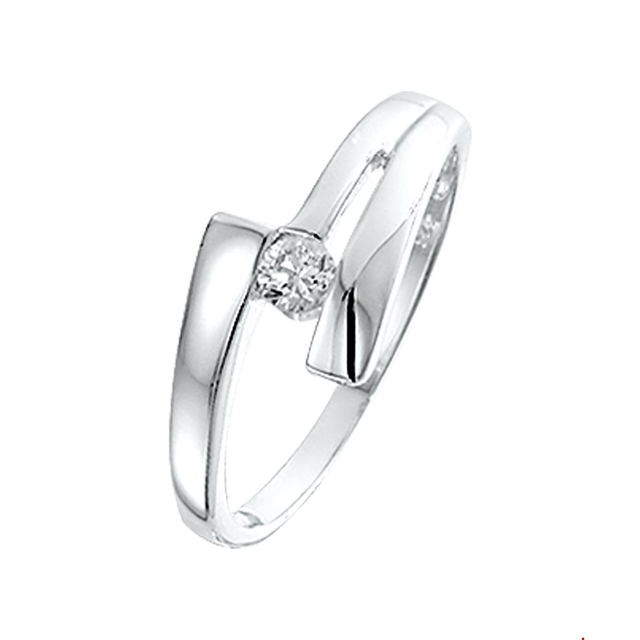 Zilveren ring met zirkonia.
Gender: dames
Ringmaat: 17.50 mm (55)
Breedte: 9 mm
Zetting: solitaire (span zetting)