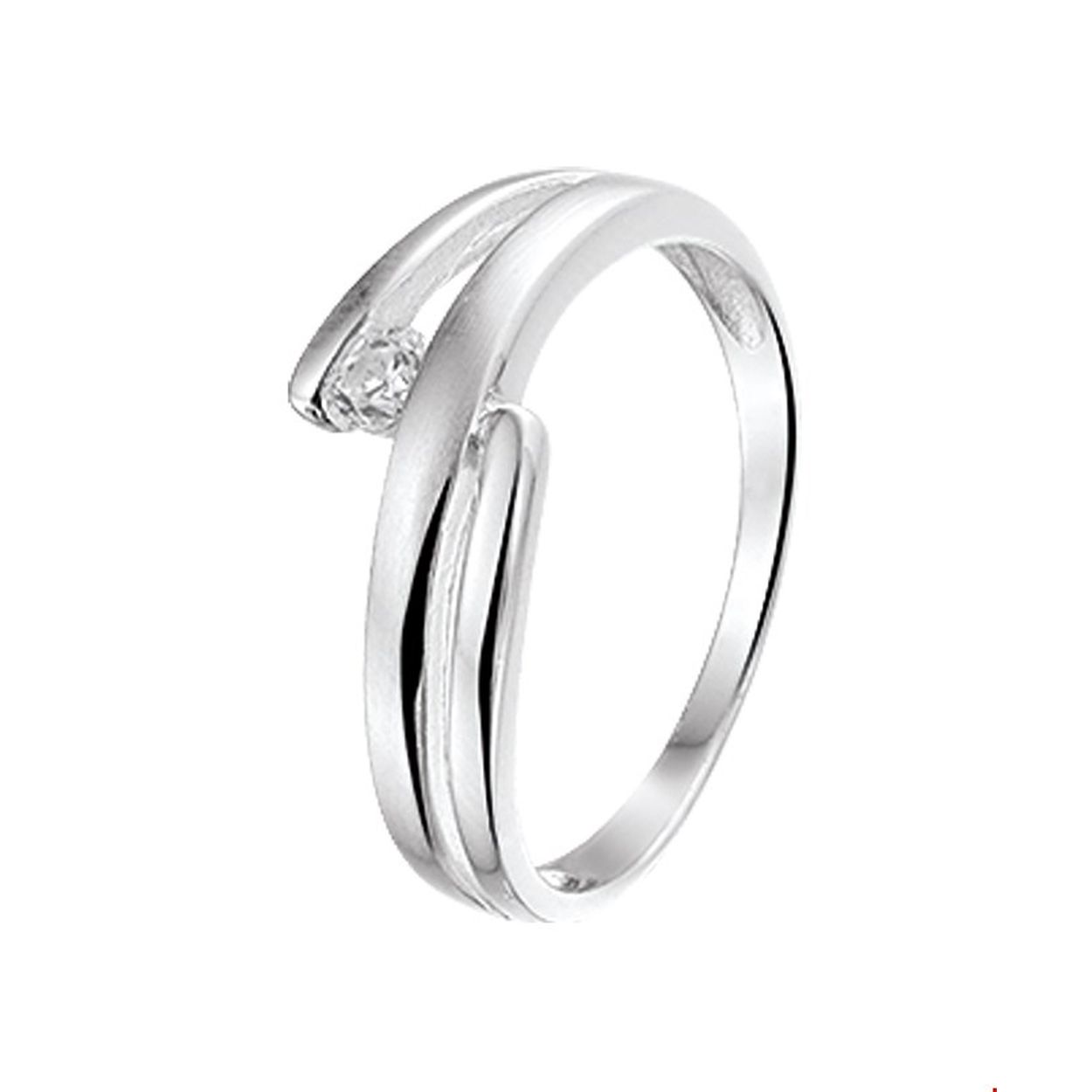 Zilveren ring met zirkonia en een poli/matte afwerking.
Gender: dames
Ringmaat: 18.50 mm (58)
Breedte: 9 mm
Zetting: solitaire (span zetting)
