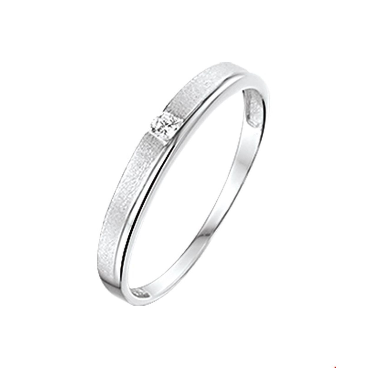 Gender: dames
Ringmaat: 16.50 mm (52)
Breedte: 3.5 mm
Zetting: solitaire (span zetting)