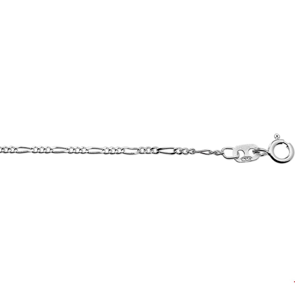 Zilveren Schakel collier 1018768
