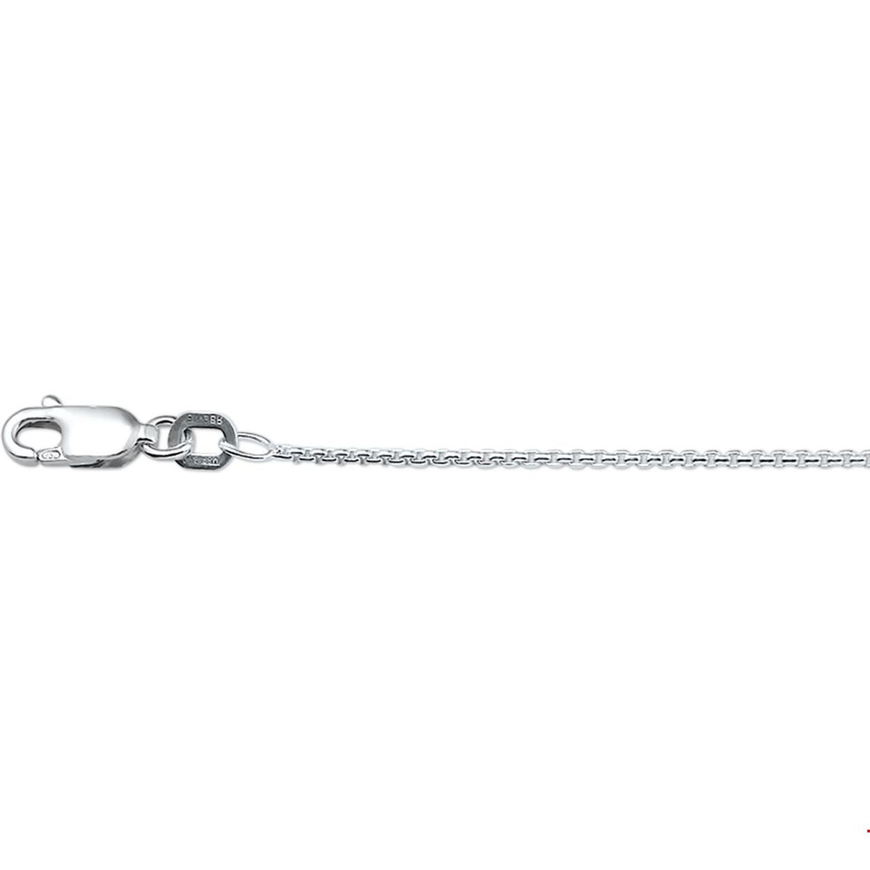 Beschrijving: Zilveren collier met venetiaanse schakel. 
Doelgroep: unisex
Breedte: 1.2 mm
Langste lengte: 45 cm