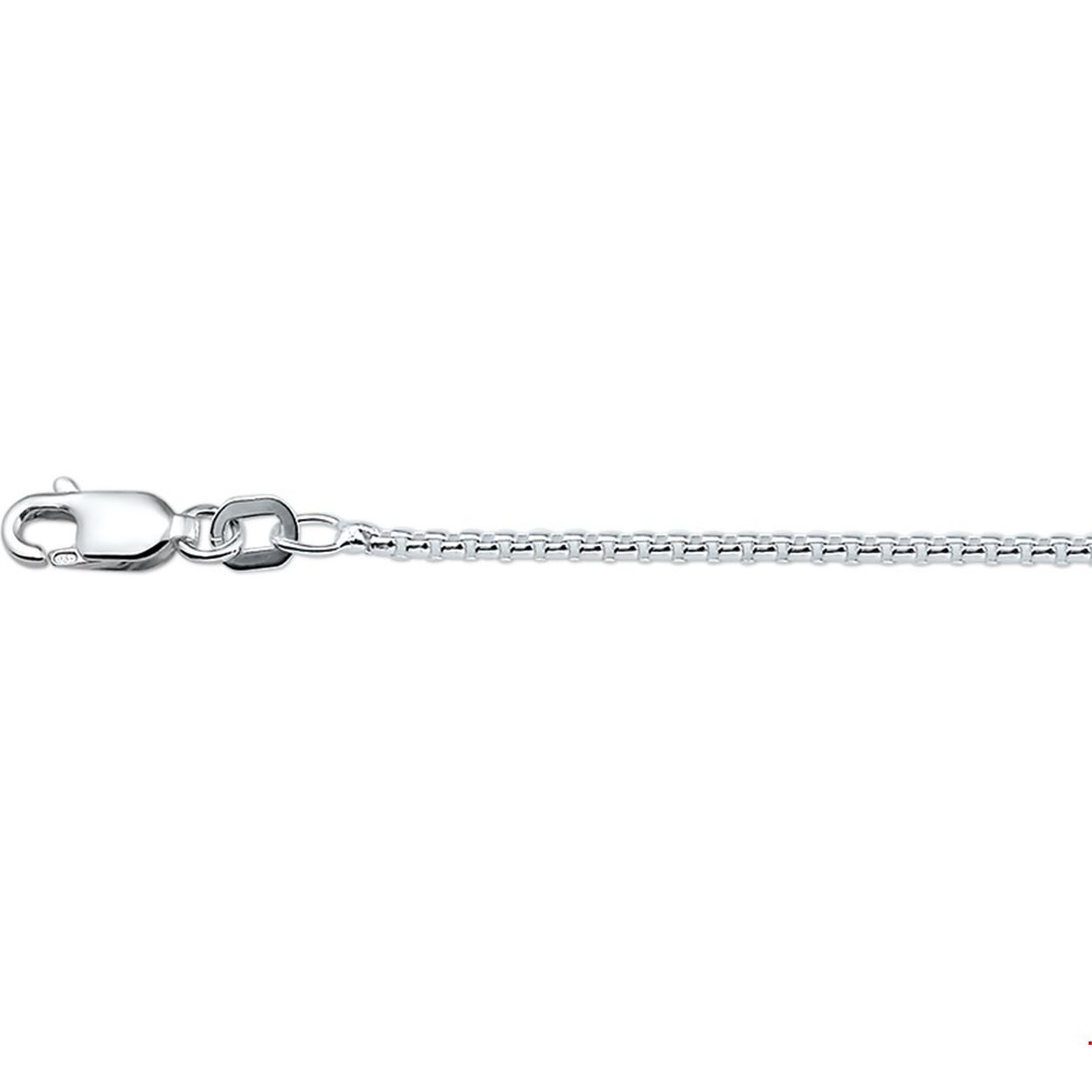 Beschrijving: Zilveren collier met venetiaanse schakel. 
Doelgroep: unisex
Breedte: 1.5 mm
Langste lengte: 42 cm