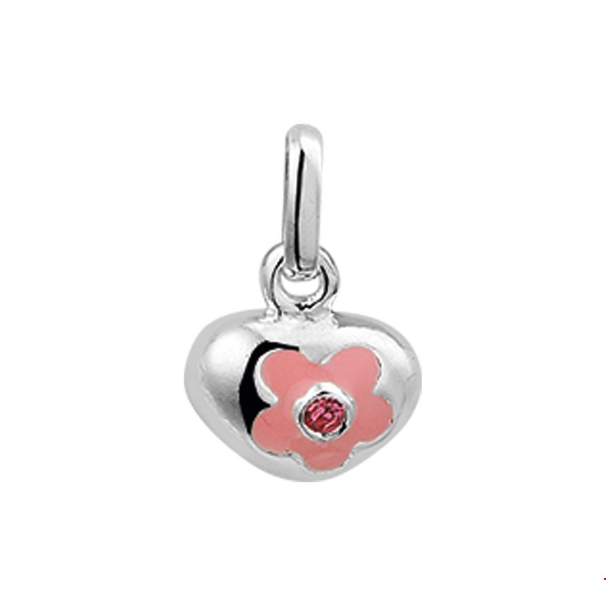 hanger hart en roze zirkonia
Breedte: 9 mm
Hoogte: 7.5 mm