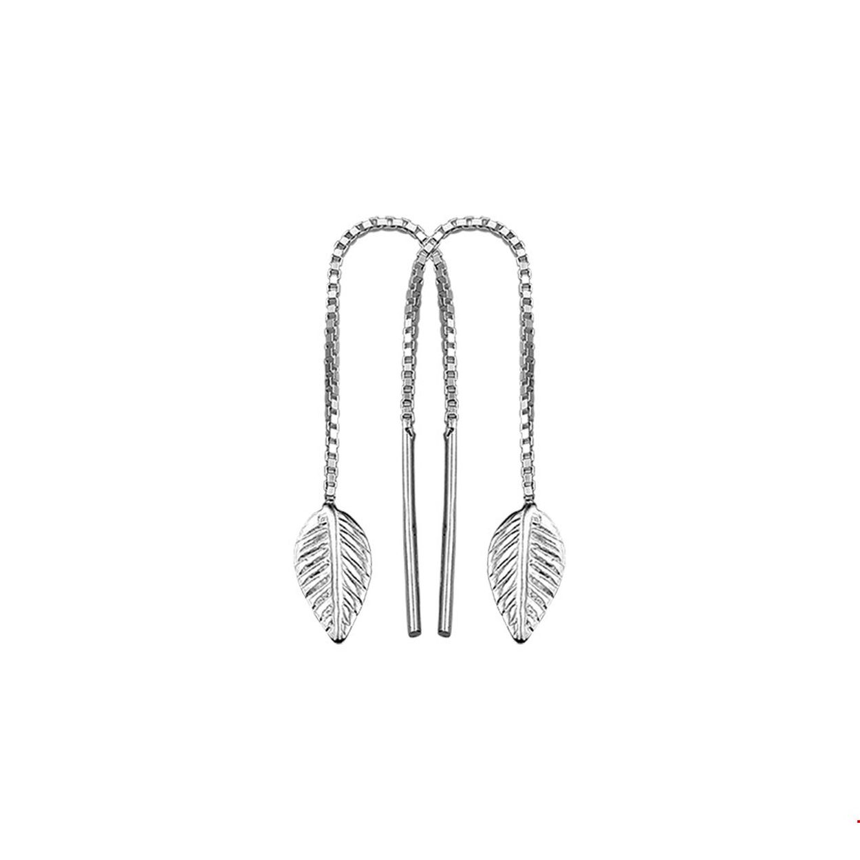 Zilveren oorhangers