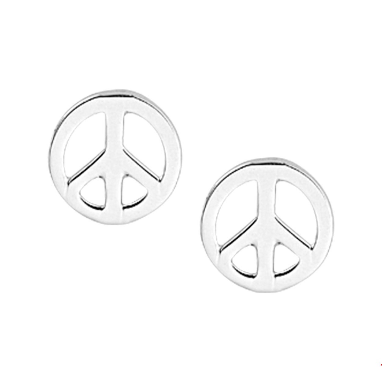 Beschrijving: Trendy zilveren oorknoppen met een diameter van 8mm uitgevoerd in een vreedzaam peace teken en stevige poussette sluiting. Door het strakke design en simplistische uitvoering zijn de oorknoppen gemakkelijk te combineren met andere sieraden. Combineer het met sieraden uit onze collectie of vanuit je eigen stash en creeer zo elke keer weer een frisse nieuwe look!.
Doelgroep: dames