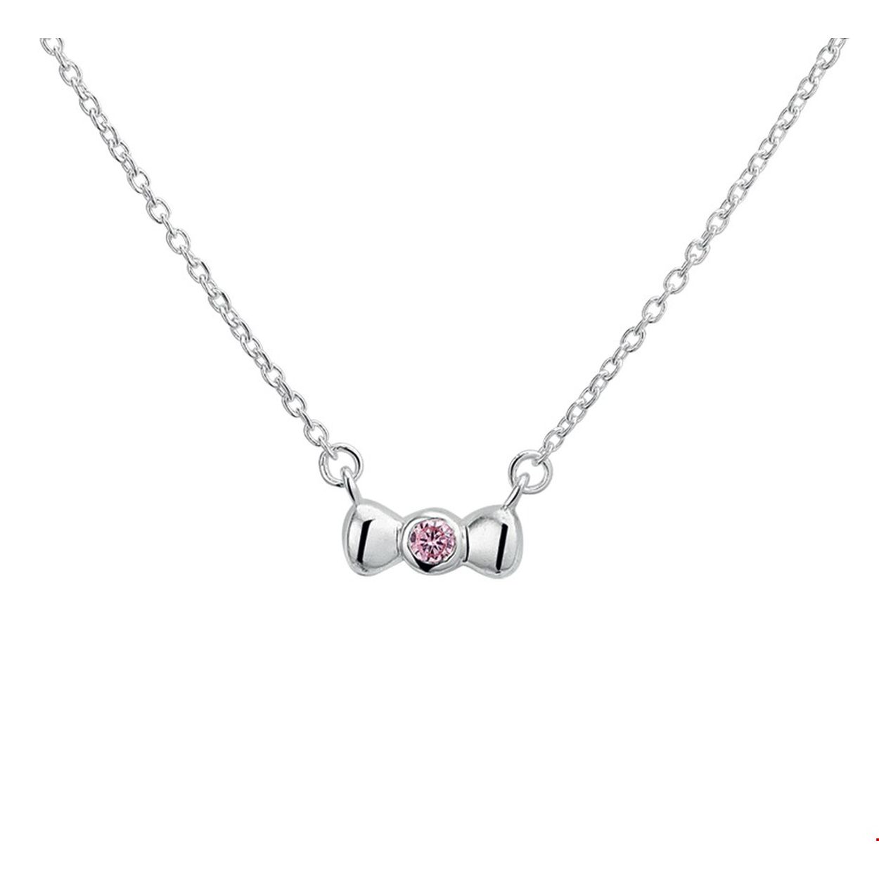 Beschrijving: Zilveren collier met een strik en zirkonia. De lengte bedraagt 36cm met 2cm extensie en de schakelbreedte is 1.5mm.
Verpakt per: 1
Doelgroep: kinderen
Breedte: 7 mm
Kortste lengte: 36 mm
Langste lengte: 38 mm