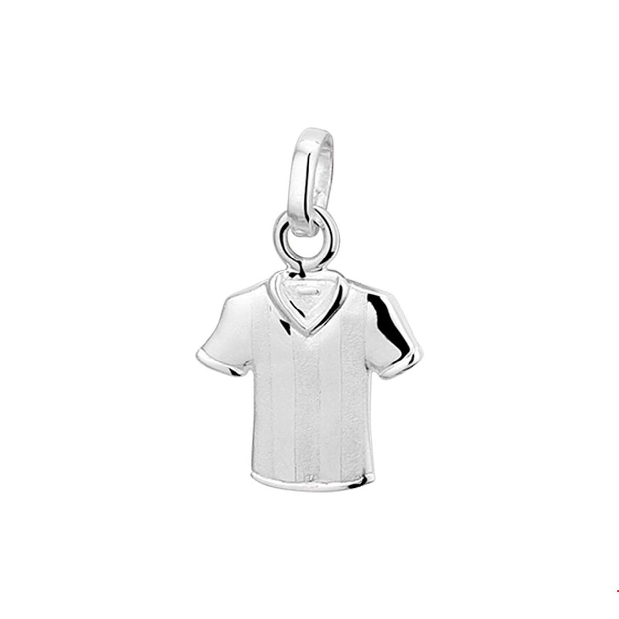 Beschrijving: Strak zilveren hanger in de vorm van een voetbalshirt in een poli mat afwerking en uitgevoerd met een stevig hangoog.De hanger heeft een totale hoogte van 2.5cm en het shirt heeft een afmeting van 20x16mm. Helemaal leuk voor de voetballers onder ons en zeker leuk om kado te krijgen!.
Verpakt per: 1
Doelgroep: dames
Breedte: 16 mm
Hoogte: 25 mm