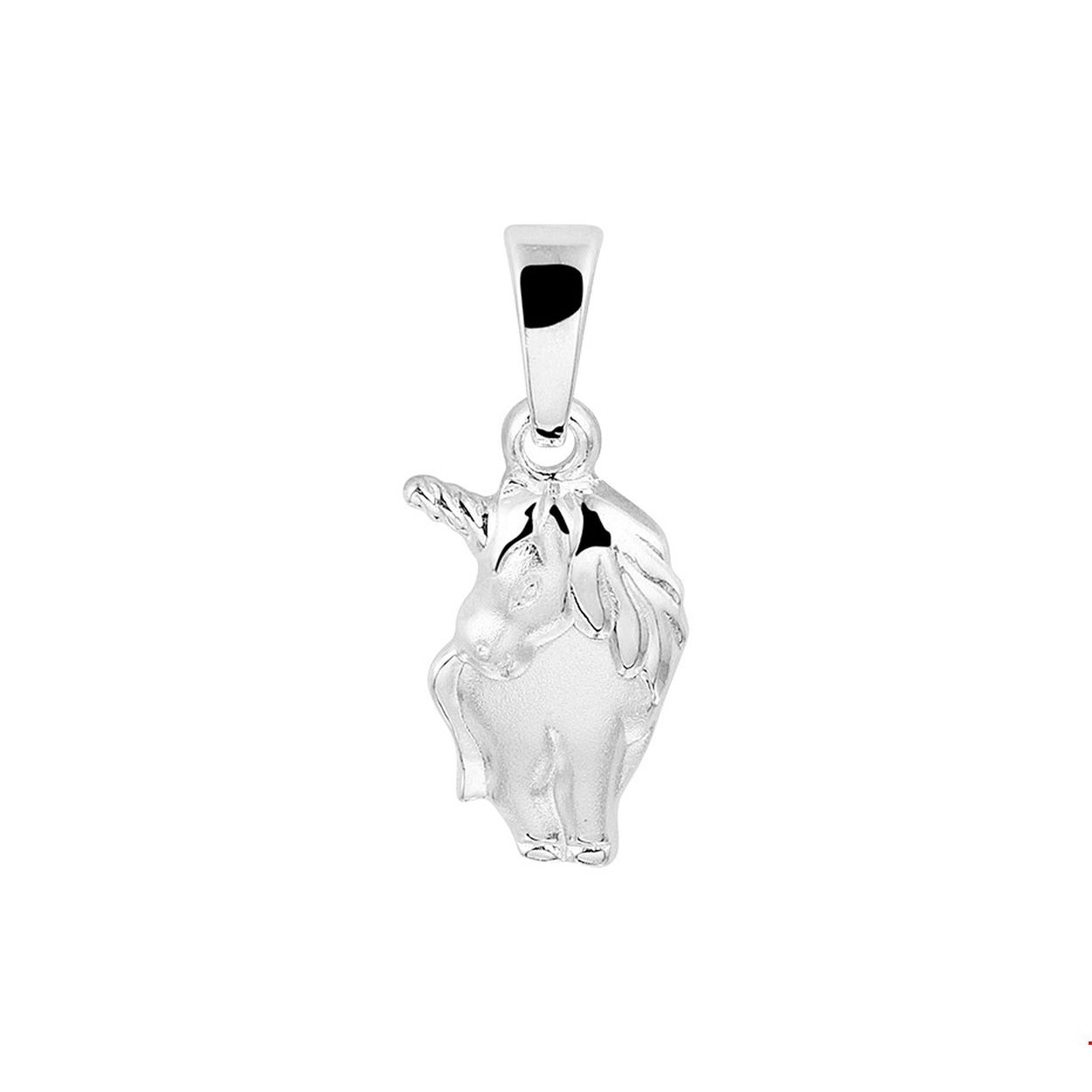 Beschrijving: Schattig zilveren eenhoorn hanger met een afmeting van 19x8mm uitgevoerd met een stevig hangoog. De hanger is te combineren met een bijpassend collier uit onze collectie.
Verpakt per: 1
Doelgroep: kinderen
Breedte: 8 mm
Hoogte: 19 mm