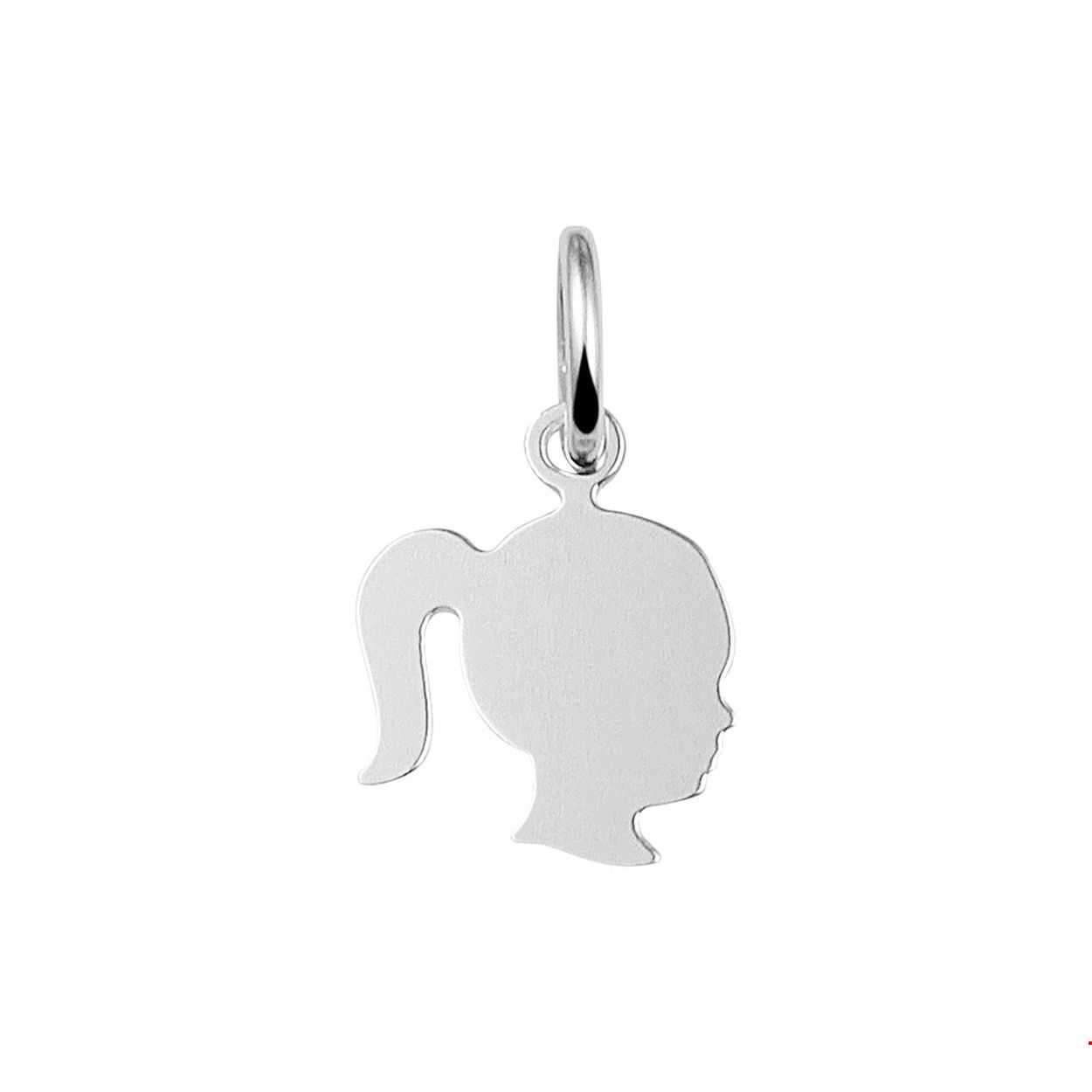 Beschrijving: Zilveren hanger in de vorm van een meisjes hoofd met een afmeting van 12.5x9.5mm uitgevoerd met een stevig hangoog.
Doelgroep: dames
Breedte: 9.5 mm
Hoogte: 12.5 mm