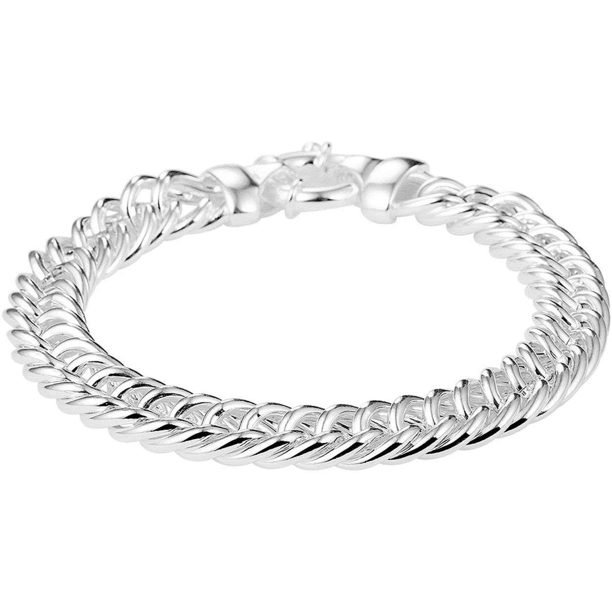 Beschrijving: Stijlvolle zilveren armband met een gourmet schakel. De armband heeft een draaglengte van 19cm en een schakelbreedte van 9.2mm. Uitgevoerd met een stevige grote veerring.
Verpakt per: 1
Doelgroep: dames
Breedte: 9.2 mm
Kortste lengte: 19 mm
