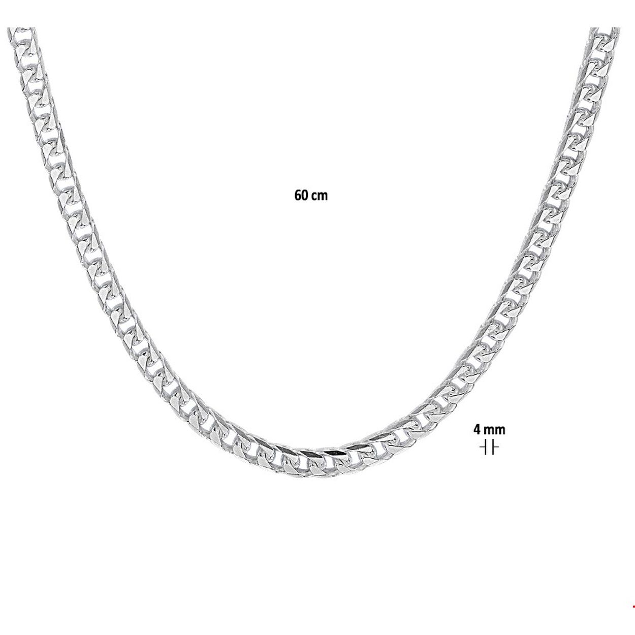 Zilveren collier KA1021146