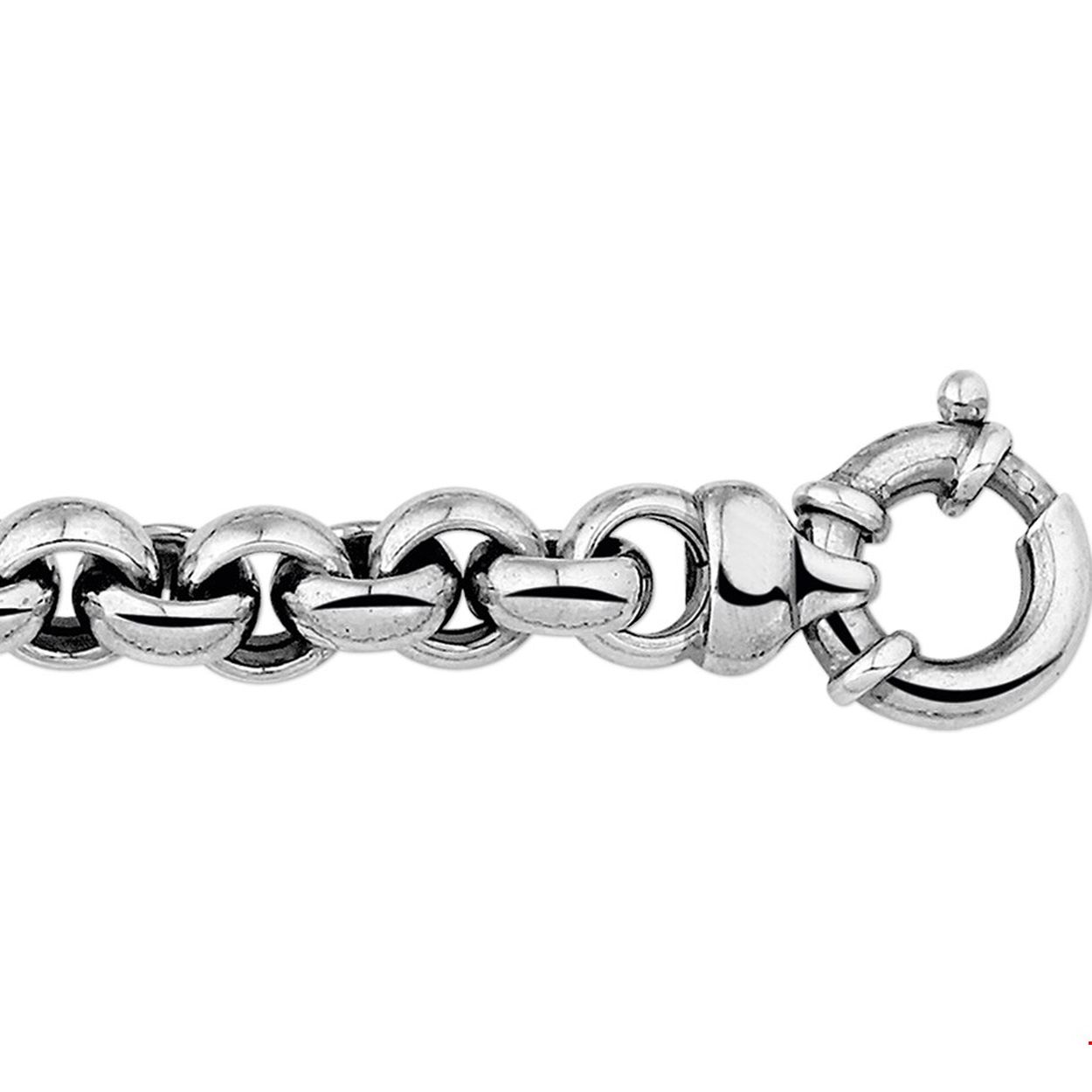 Geoxideerd zilveren armband met jasseron schakel.

Gender: dames
Breedte: 10.5 mm
Langste lengte: 19 mm
