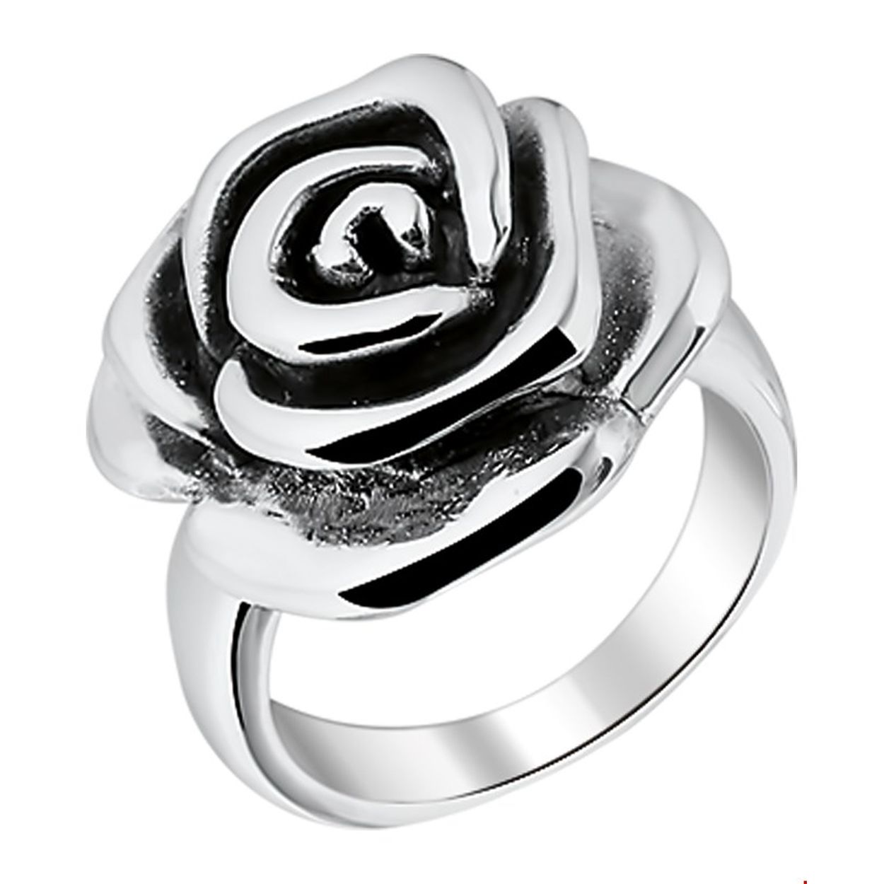 Geoxideerd zilveren ring met een roos.

Gender: dames
Ringmaat: 17.75 mm (56)
Breedte: 19.5 mm