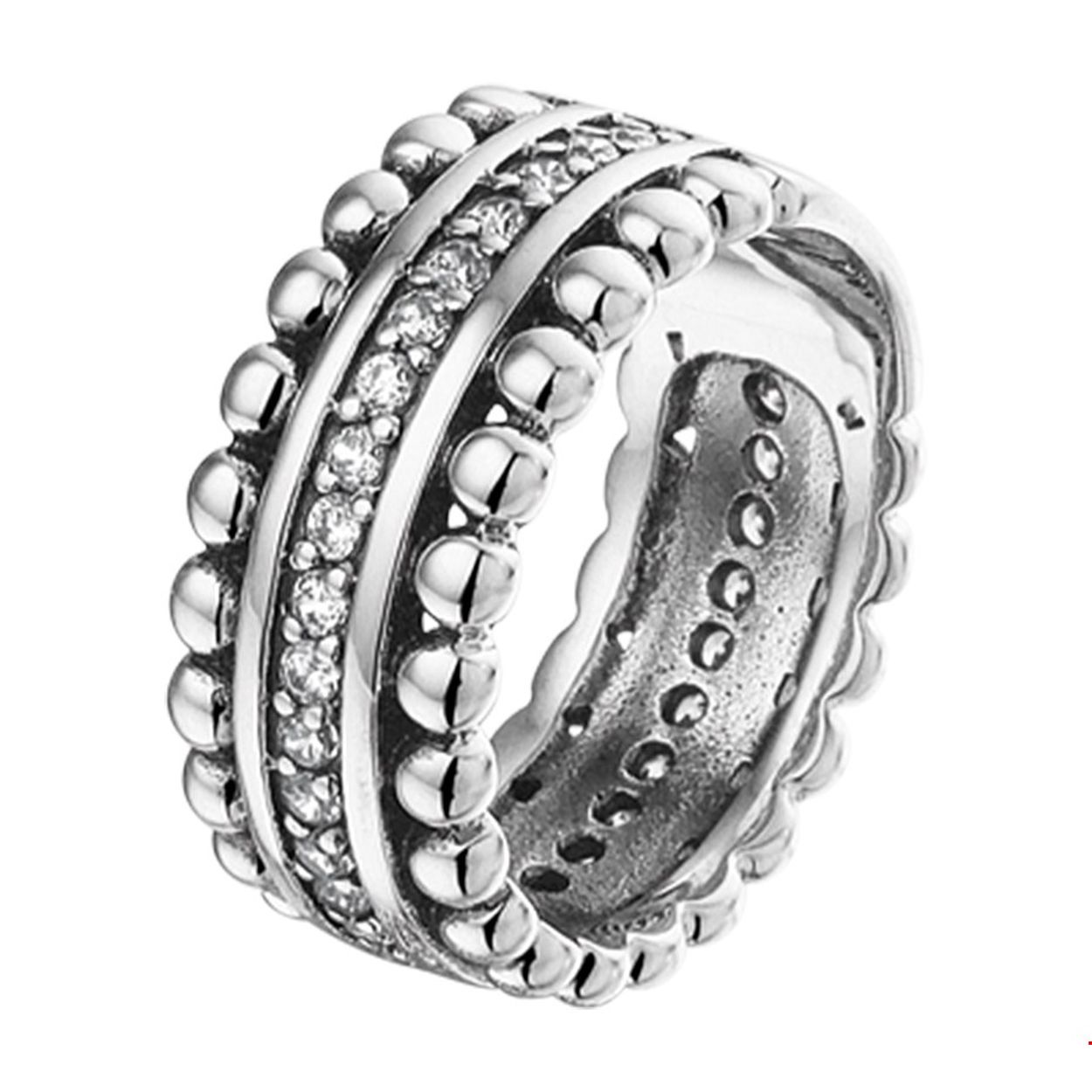 Beschrijving: Geoxideerd zilveren ring met zirkonia.
Uniekenummer serie: 36788
Verpakt per: 1
Doelgroep: dames
Ringmaat: 17.75 mm (56)
Breedte: 8.5 mm
Zetting: entourage (rijzetting)