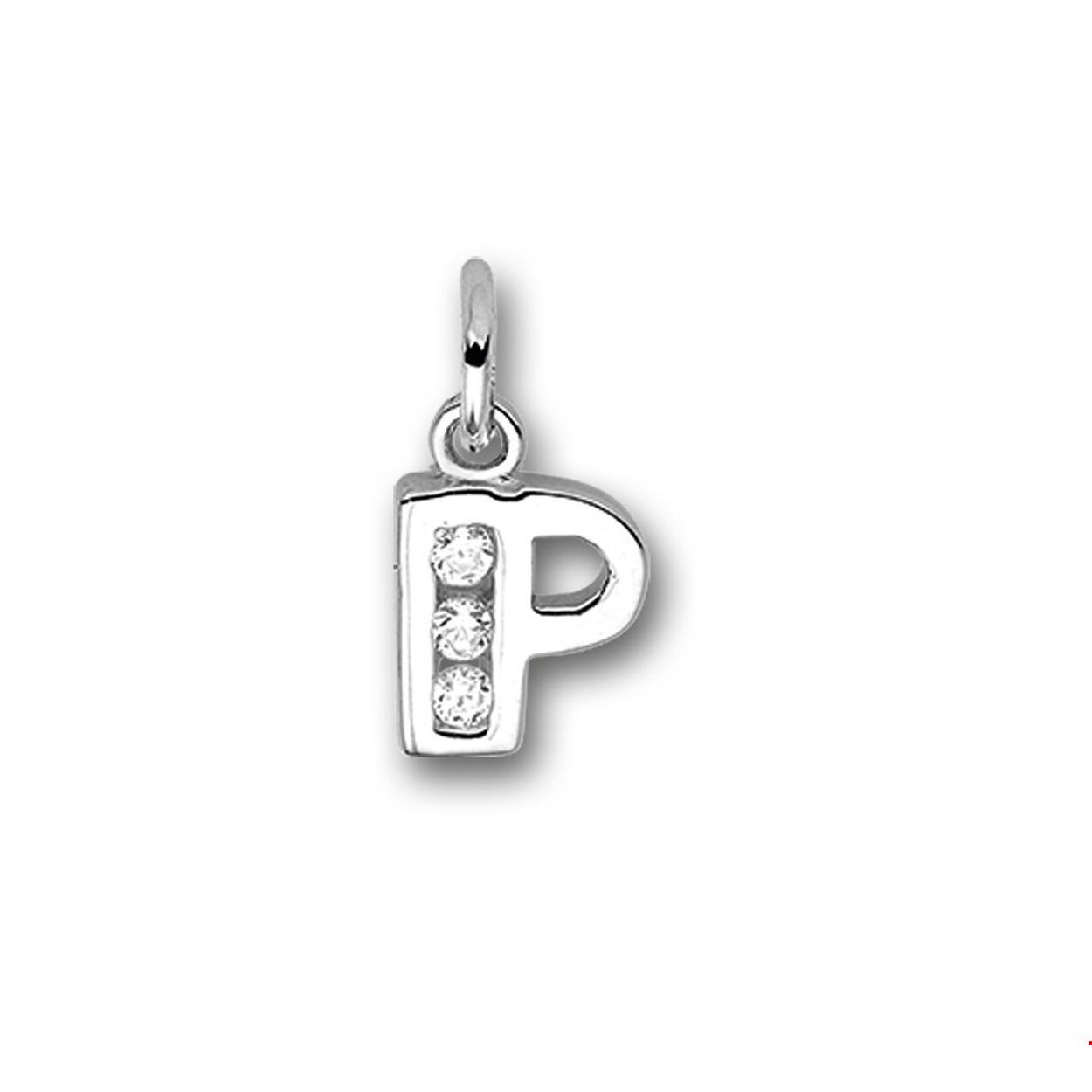 Beschrijving: Gerhodineerd zilveren hanger letter P met een hoogte van 10mm en een breedte van 7mm. Uitgevoerd met een schitterende rij van zirkonia.
Uniekenummer serie: 33598
Verpakt per: 1
Doelgroep: unisex
Zetting: alliance (rail zetting)