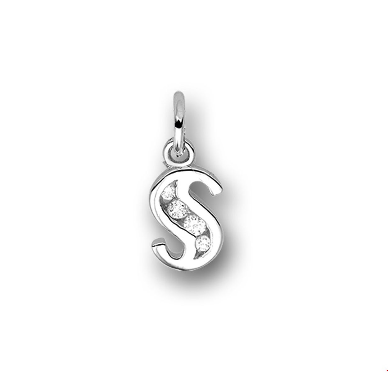 Beschrijving: Gerhodineerd zilveren hanger letter S met een hoogte van 11mm en een breedte van 6mm. Uitgevoerd met een schitterende rij van zirkonia.
Uniekenummer serie: 33598
Verpakt per: 1
Doelgroep: unisex
Zetting: alliance (rail zetting)