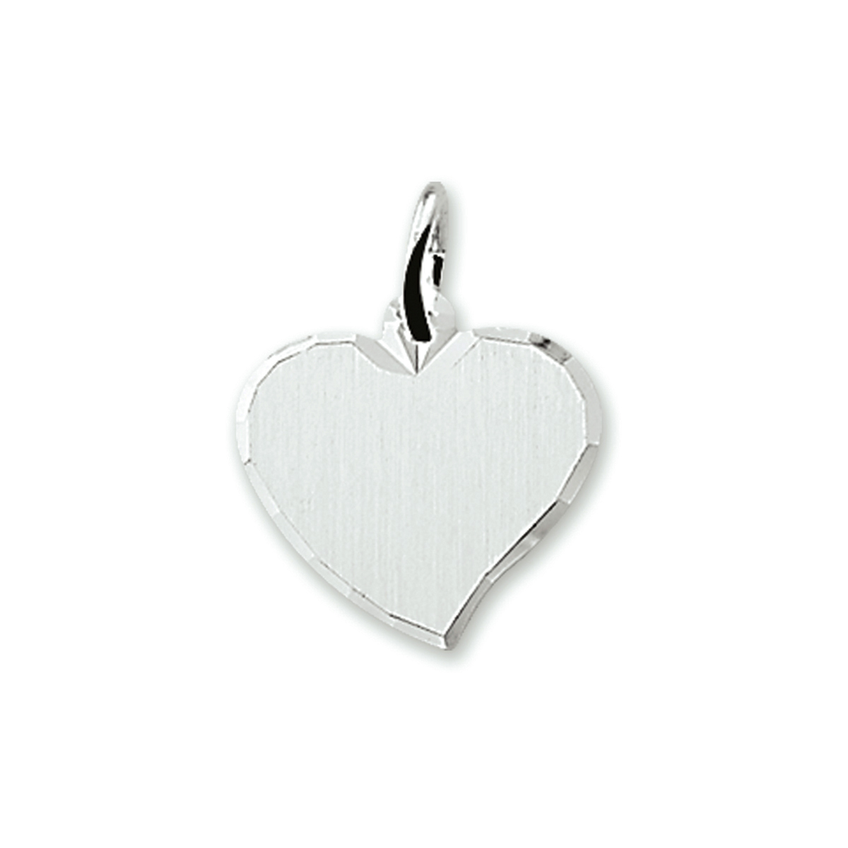 De hanger is gemaakt van gerhodineerd zilver en is zilverkleurig. Het is een sieraad voor unisex.