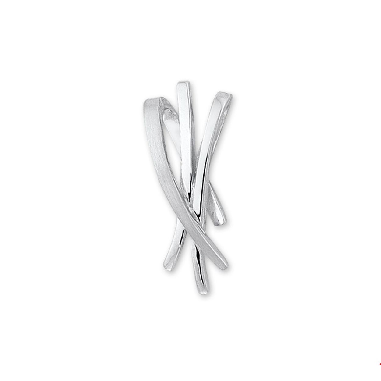 Zilver gerhodineerde charm