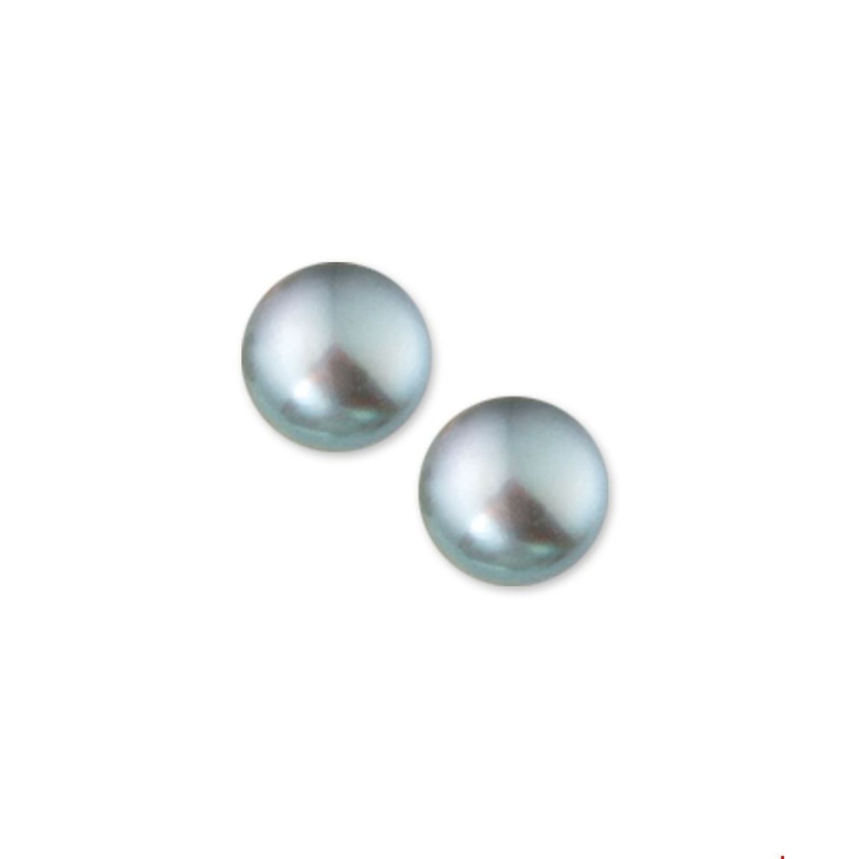 925 zilver  gerhodineerd | 6mm zoetwaterparel | oorknoppen