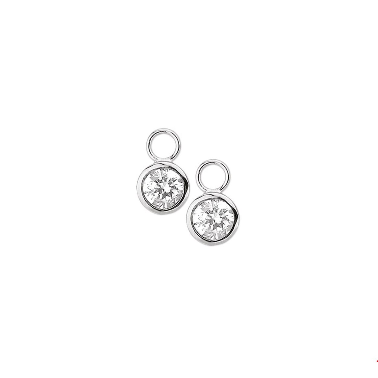 Gerhodineerd zilveren creoolhangers met zirkonia geschikt voor 2.8mm buis.
Doelgroep: dames
Zetting: solitaire (kastzetting)