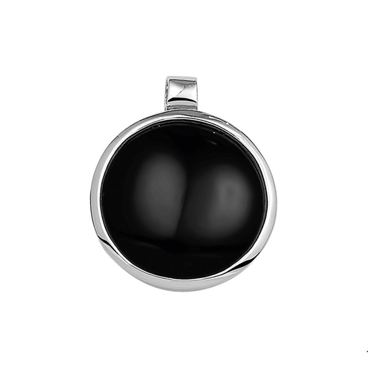 Beschrijving: Gerhodineerd zilveren hanger met zwart onyx.
Verpakt per: 1
Doelgroep: dames
Breedte: 20 mm
Hoogte: 24.5 mm