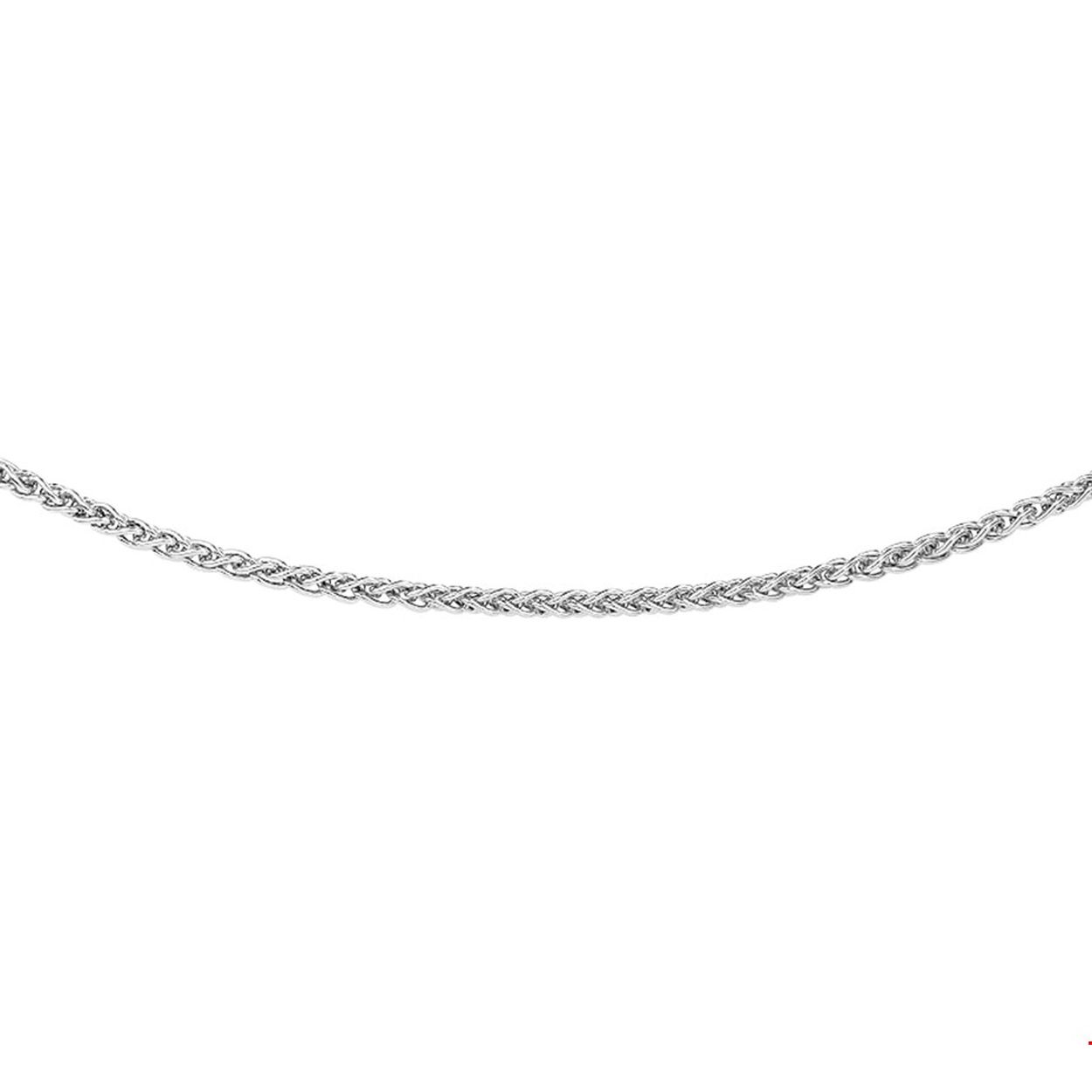 Zilveren lengte collier