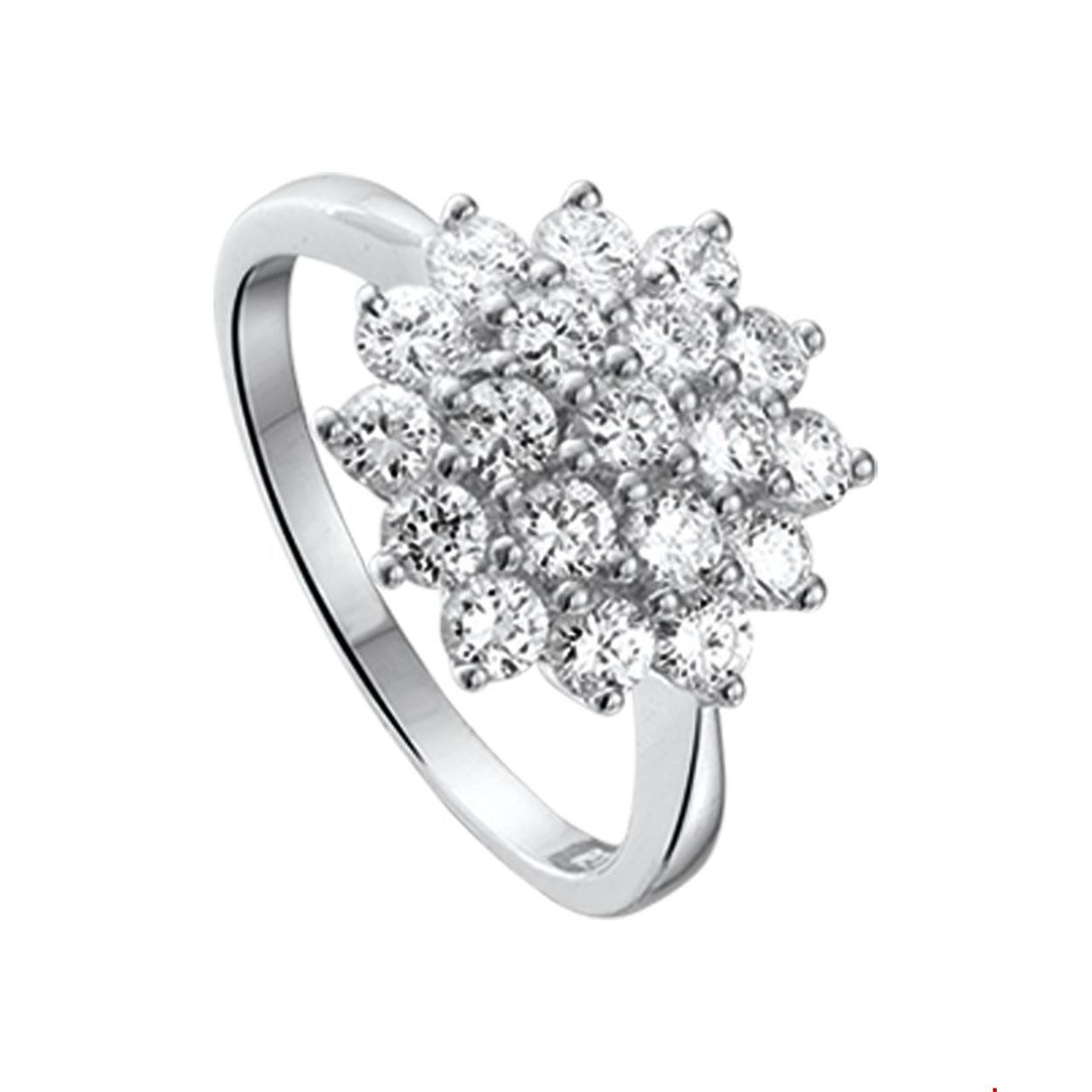 Beschrijving: Gerhodineerd zilveren ring met zirkonia.
Uniekenummer serie: 26241
Verpakt per: 1
Doelgroep: dames
Ringmaat: 17.50 mm (55)
Breedte: 14 mm
Zetting: entourage