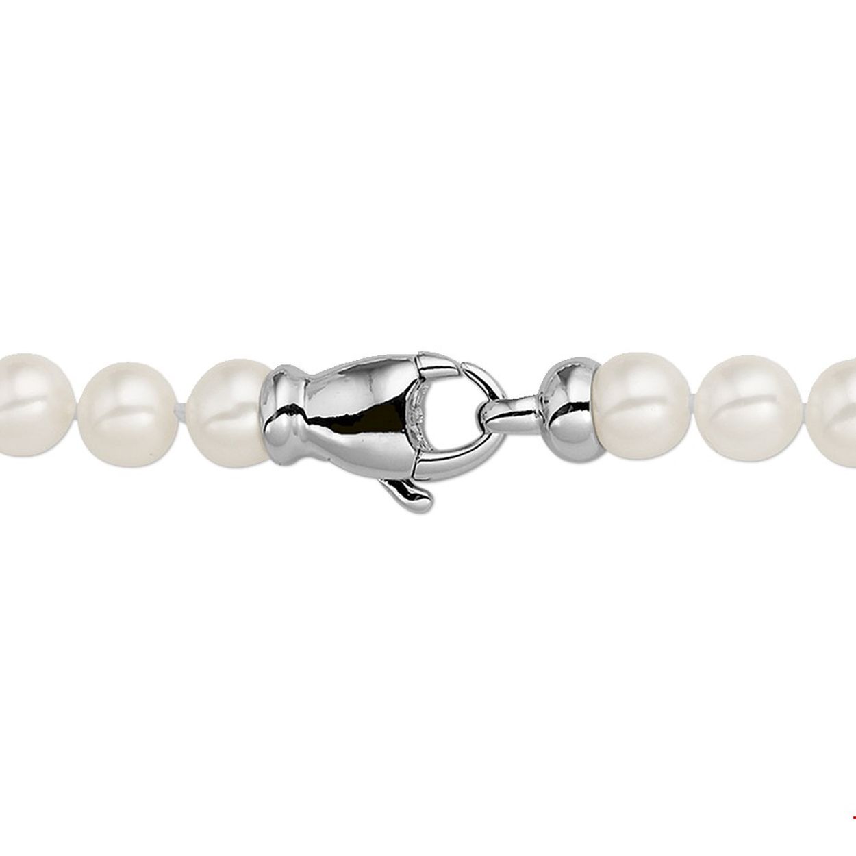 Beschrijving: Gerhodineerd zilveren collier met zoetwaterparels.
Doelgroep: dames
Breedte: 7 mm
Langste lengte: 50 cm