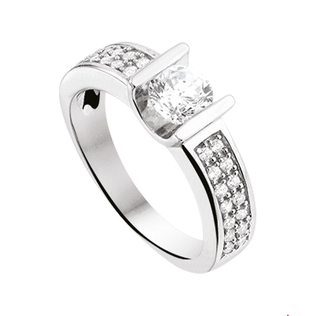 Beschrijving: Gerhodineerd zilveren ring met zirkonia. 
Uniekenummer serie: 26265
Verpakt per: 1
Doelgroep: dames
Ringmaat: 18.50 mm (58)
Breedte: 6.5 mm
Zetting: pave