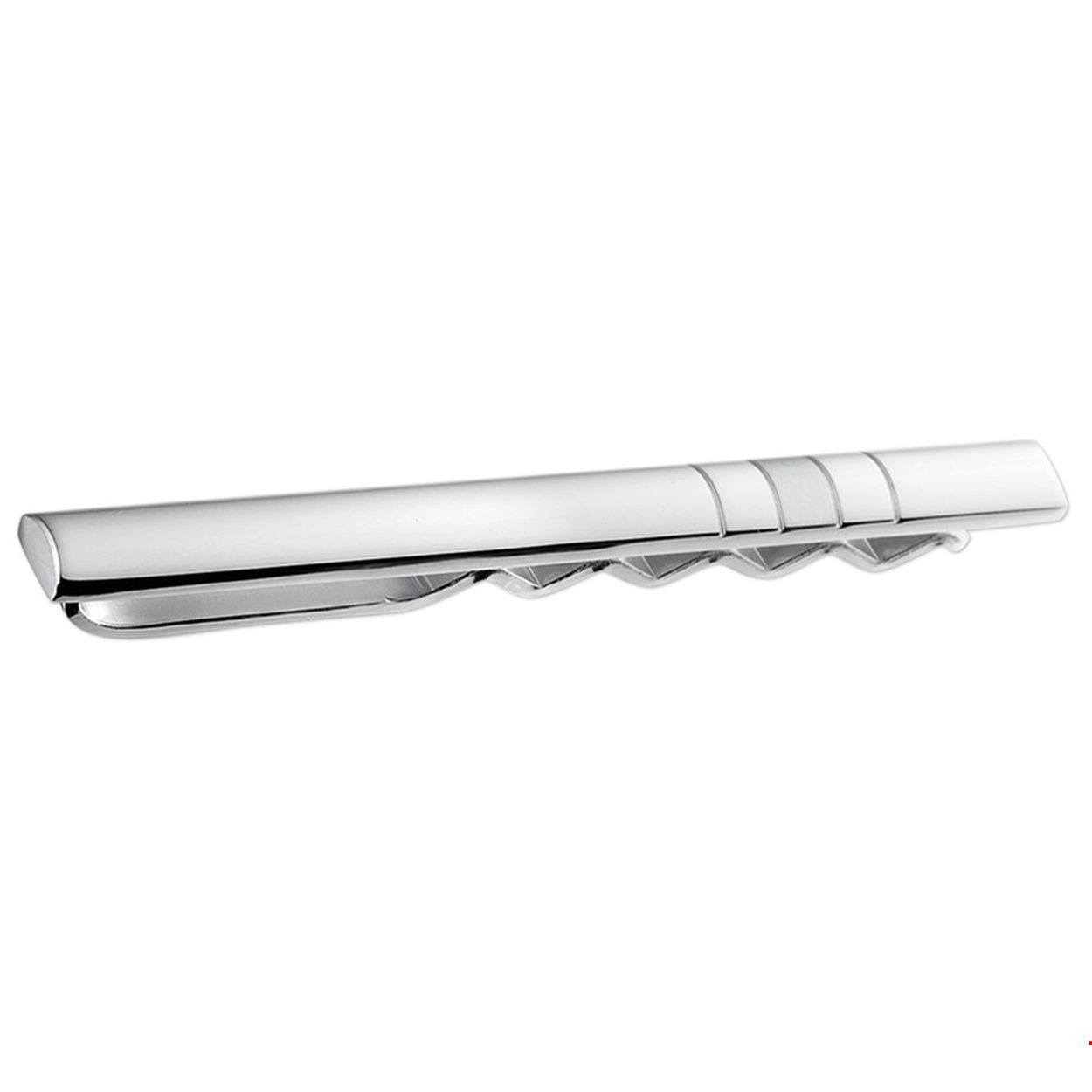 Beschrijving: Gerhodineerd zilveren dasschuif met een poli/matte afwerking. 
Verpakt per: 1
Doelgroep: heren
Breedte: 66 mm
Hoogte: 6.5 mm