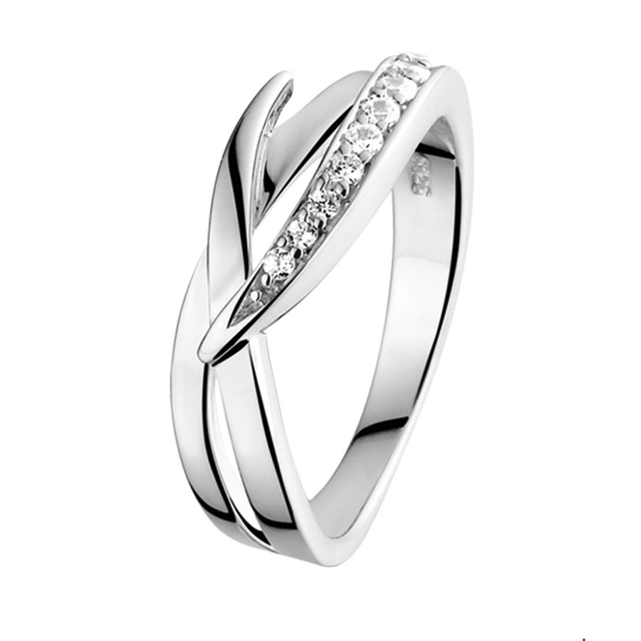 Zilveren Ring met Zirkonia
Ringmaat: 19.00 mm (60)
Breedte: 7 mm