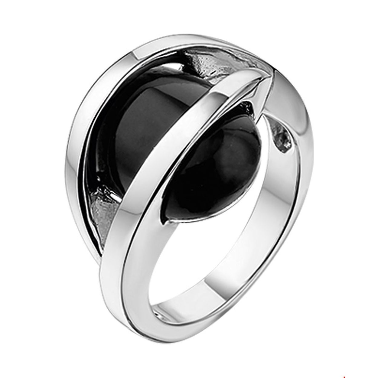 Beschrijving: Gerhodineerd zilveren ring met onyx.
Uniekenummer serie: 31772
Verpakt per: 1
Doelgroep: dames
Ringmaat: 17.75 mm (56)
Breedte: 15 mm