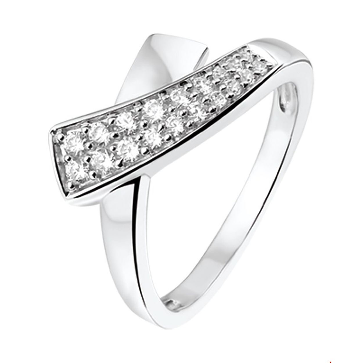 Beschrijving: Gerhodineerd zilveren ring met zirkonia
Breedte: 8.5 mm
Zetting: pave