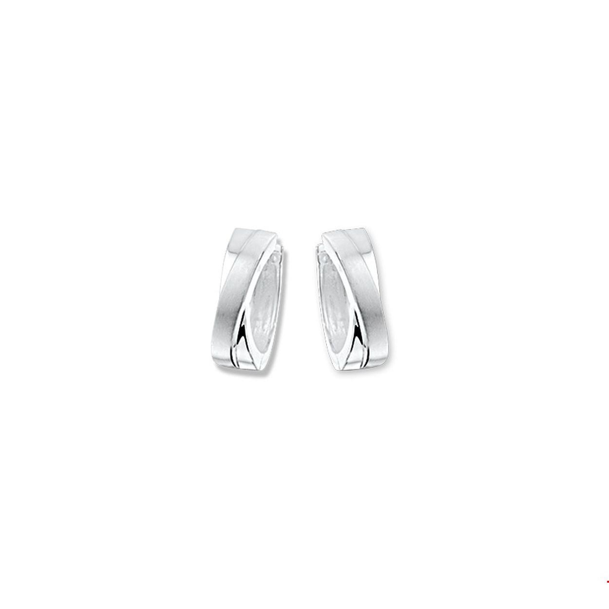 14/5mm cross-over | mat glans | per paar