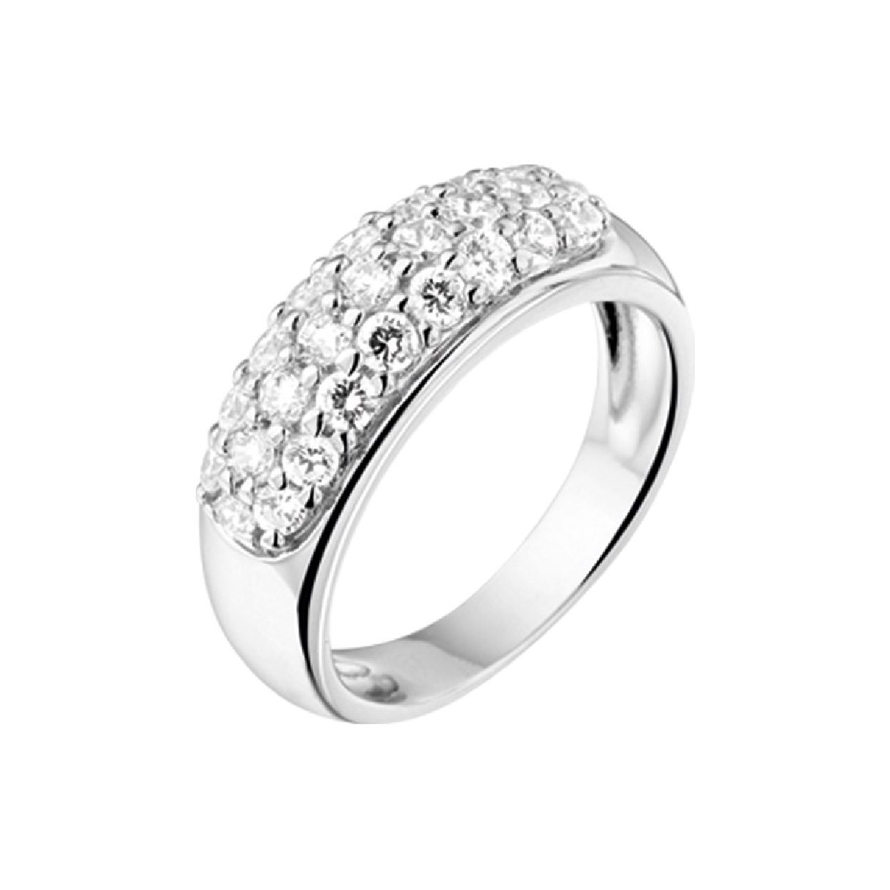 De ring is gemaakt van gerhodineerd zilver en is kleurig. Het is een sieraad voor dames.