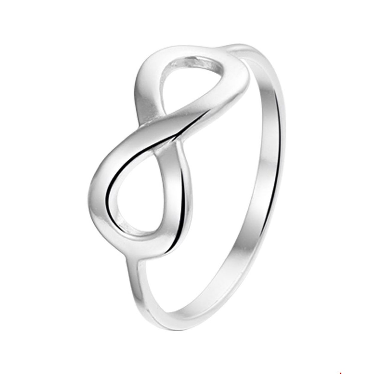 Zilveren dames ring