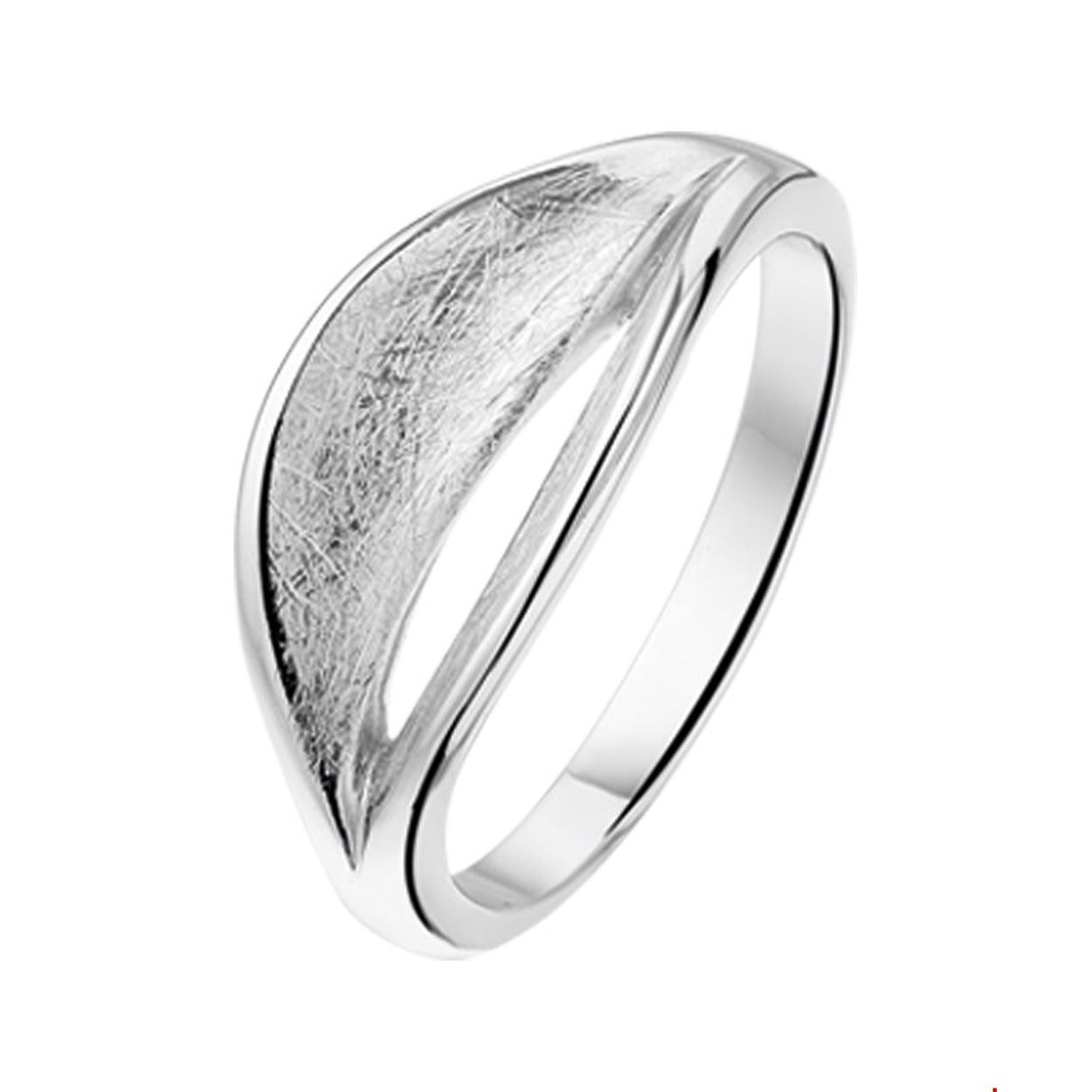 Zilveren dames ring