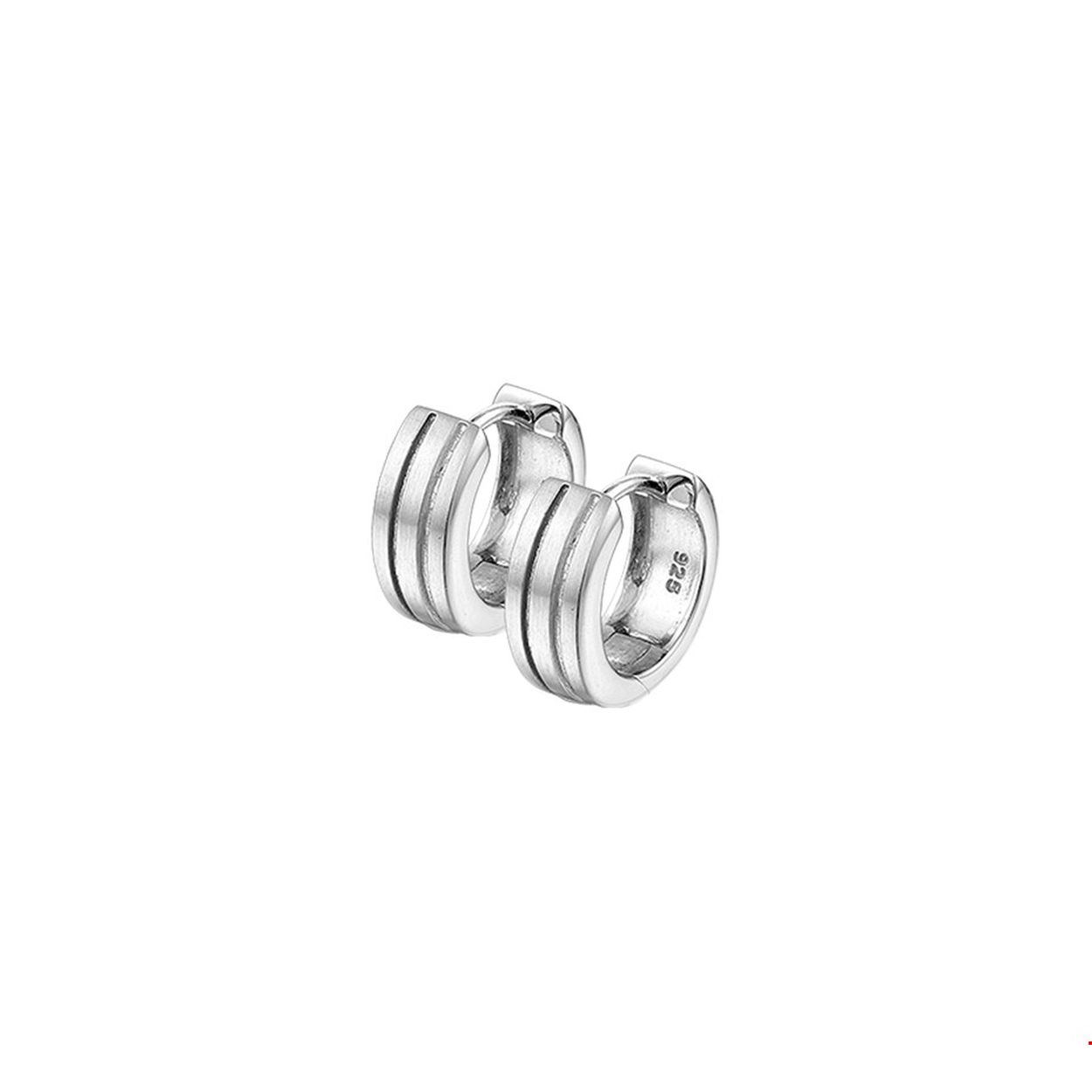 Beschrijving: Gerhodineerd zilveren klapcreolen met een poli/matte afwerking. 
Verpakt per: 1
Doelgroep: dames
Breedte: 5.5 mm