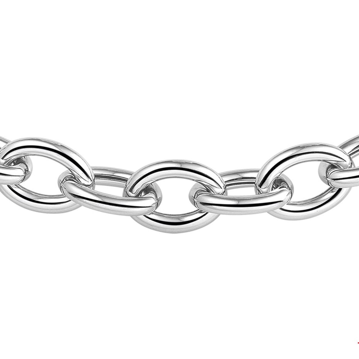 Beschrijving: Gerhodineerd zilveren collier met jasseron schakel.
Verpakt per: 1
Doelgroep: dames
Breedte: 12 mm
Langste lengte: 45 mm