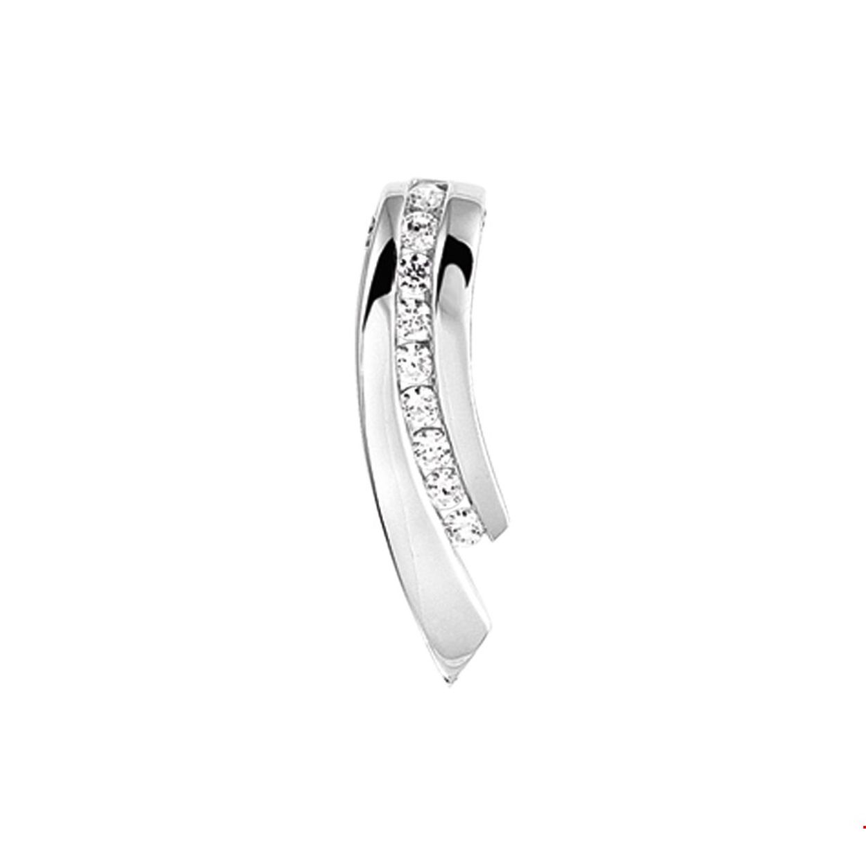 Beschrijving: Gerhodineerd zilveren hanger met zirkonia.
Verpakt per: 1
Doelgroep: dames
Breedte: 5.5 mm
Hoogte: 20 mm
Zetting: entourage (rail zetting)