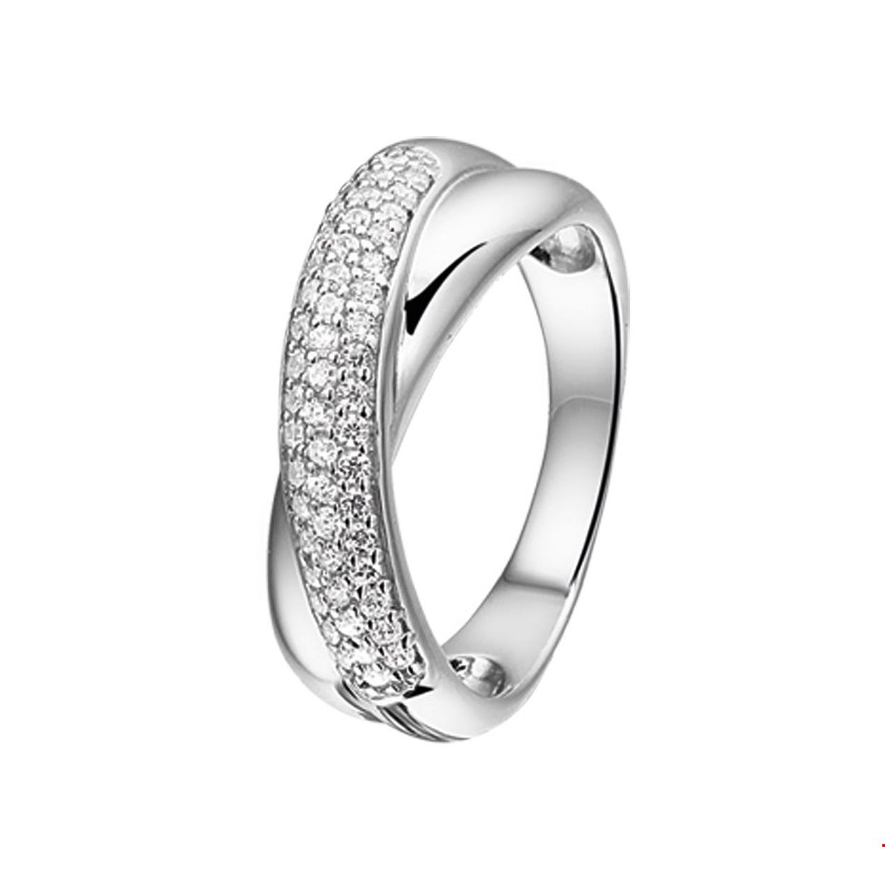 Beschrijving: Gerhodineerd zilveren ring met zirkonia.
Uniekenummer serie: 33536
Verpakt per: 1
Doelgroep: dames
Ringmaat: 16.50 mm (52)
Breedte: 7 mm
Zetting: pave