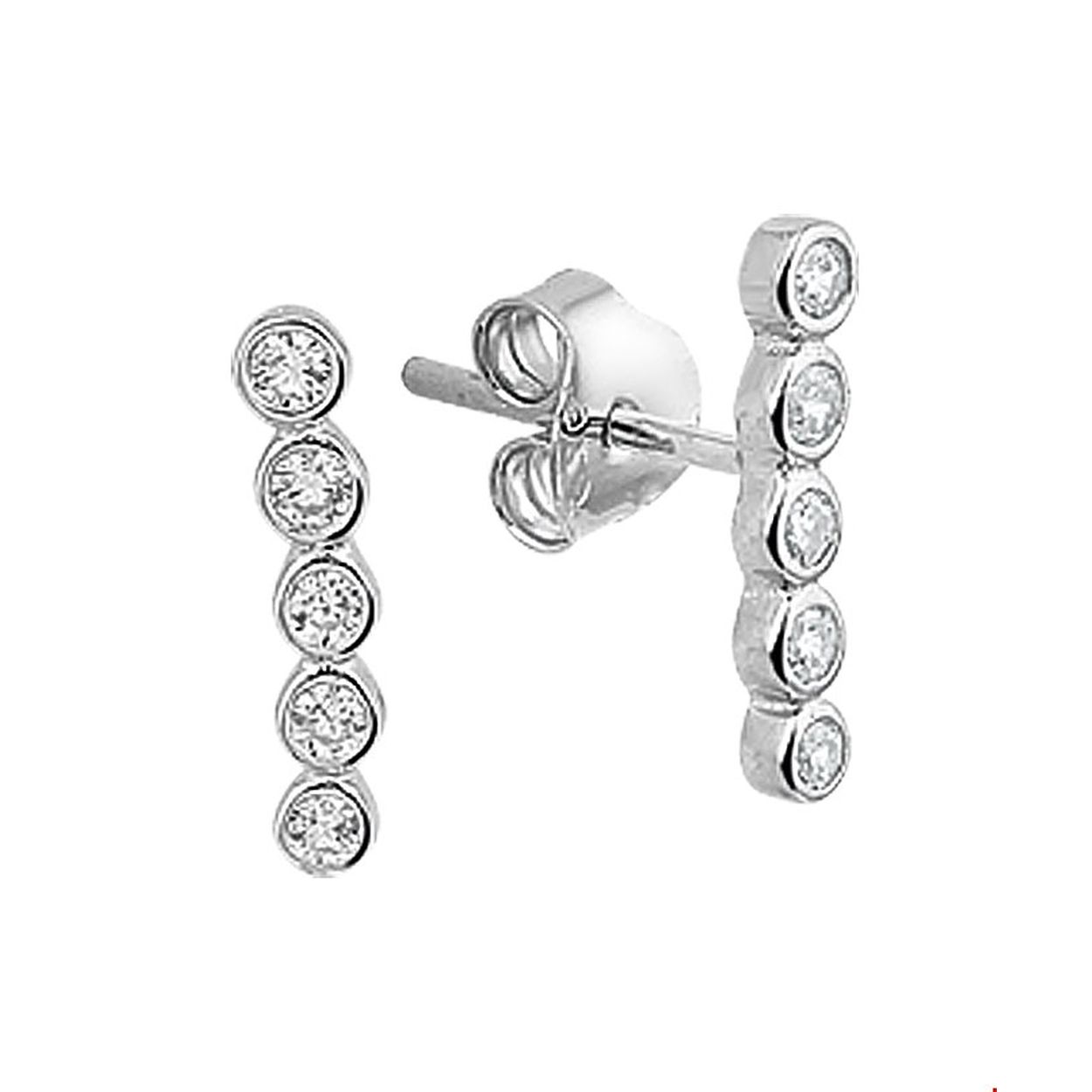 Beschrijving: Gerhodineerd zilveren oorknoppen met zirkonia.
Verpakt per: 1
Doelgroep: dames
Breedte: 2.5 mm
Hoogte: 12 mm
Zetting: entourage (kastzetting)