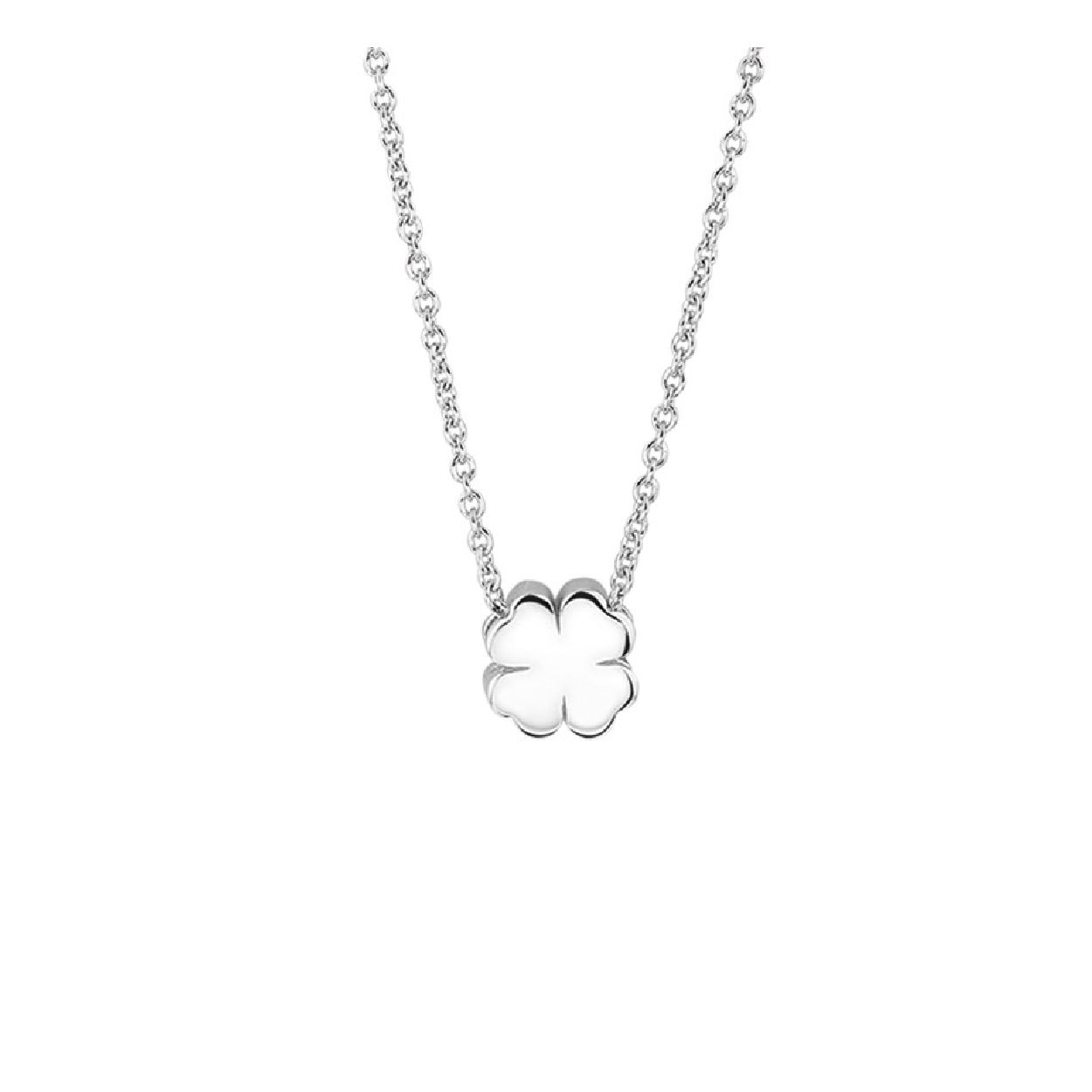 De collier is gemaakt van gerhodineerd zilver en is zilverkleurig. Het is een sieraad voor dames.
De verdere specificaties van de collier zijn:
Breedte: 8mm
Hoogte: 8mm
Gewicht (gram): 3.4
Lengte: 45cm