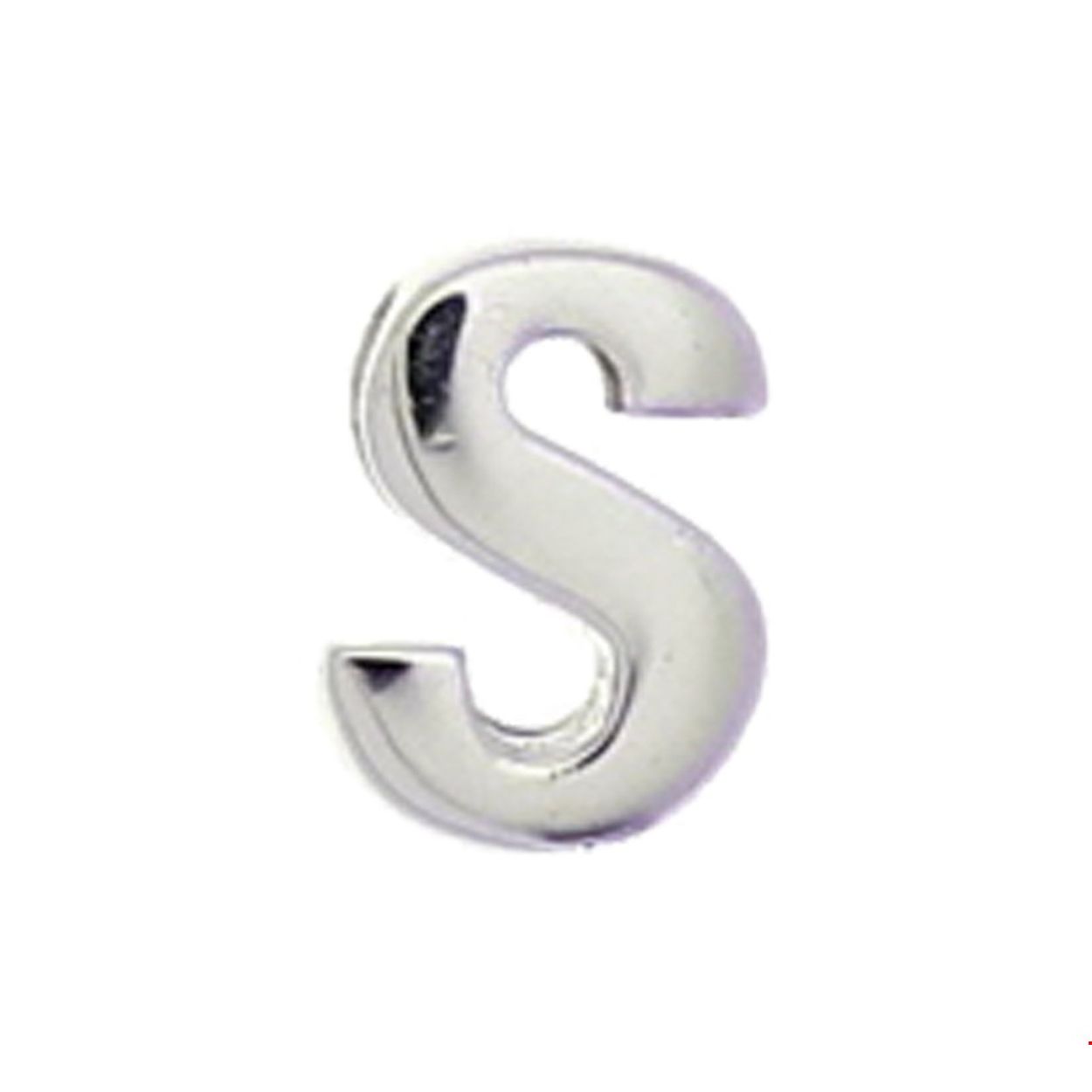 Beschrijving: Gerhodineerd zilveren hanger letter S met een hoogte van 6mm en een breedte van 4.5mm. Tip: Creeer een heel persoonlijk collier met de letters uit ons assortiment. Kies de initialen van een dierbare je geliefde of misschien wel gewoon die van jezelf!.
