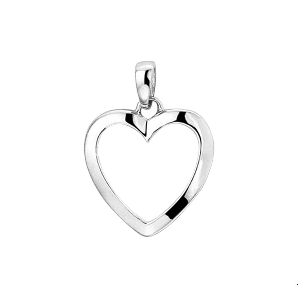 Beschrijving: Gerhodineerd zilveren hanger met een hart.
Verpakt per: 1
Doelgroep: dames
Breedte: 14.5 mm
Hoogte: 15 mm